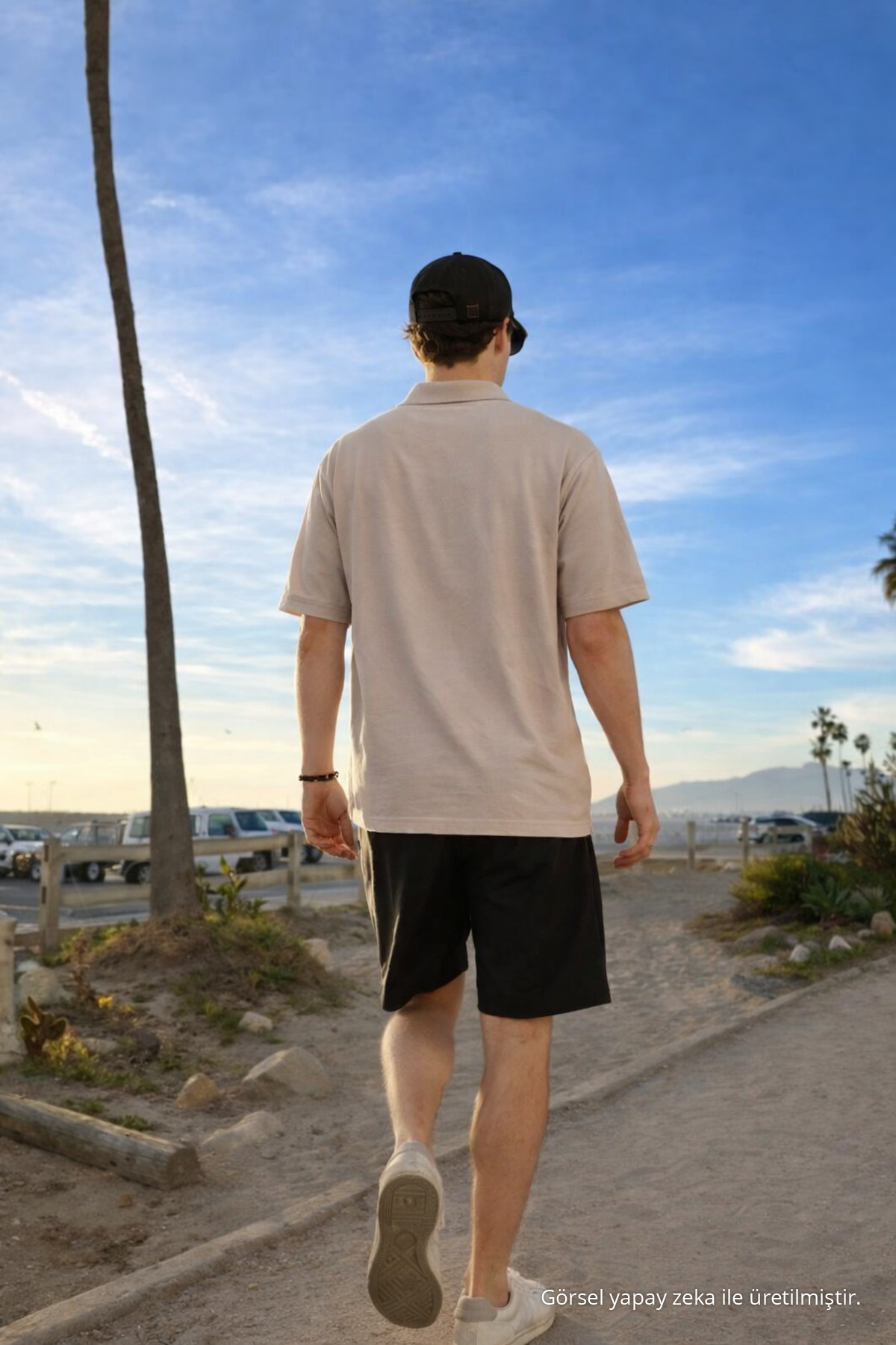 Erkek Pamuklu Trend Taş Polo Yaka T Shirt 6