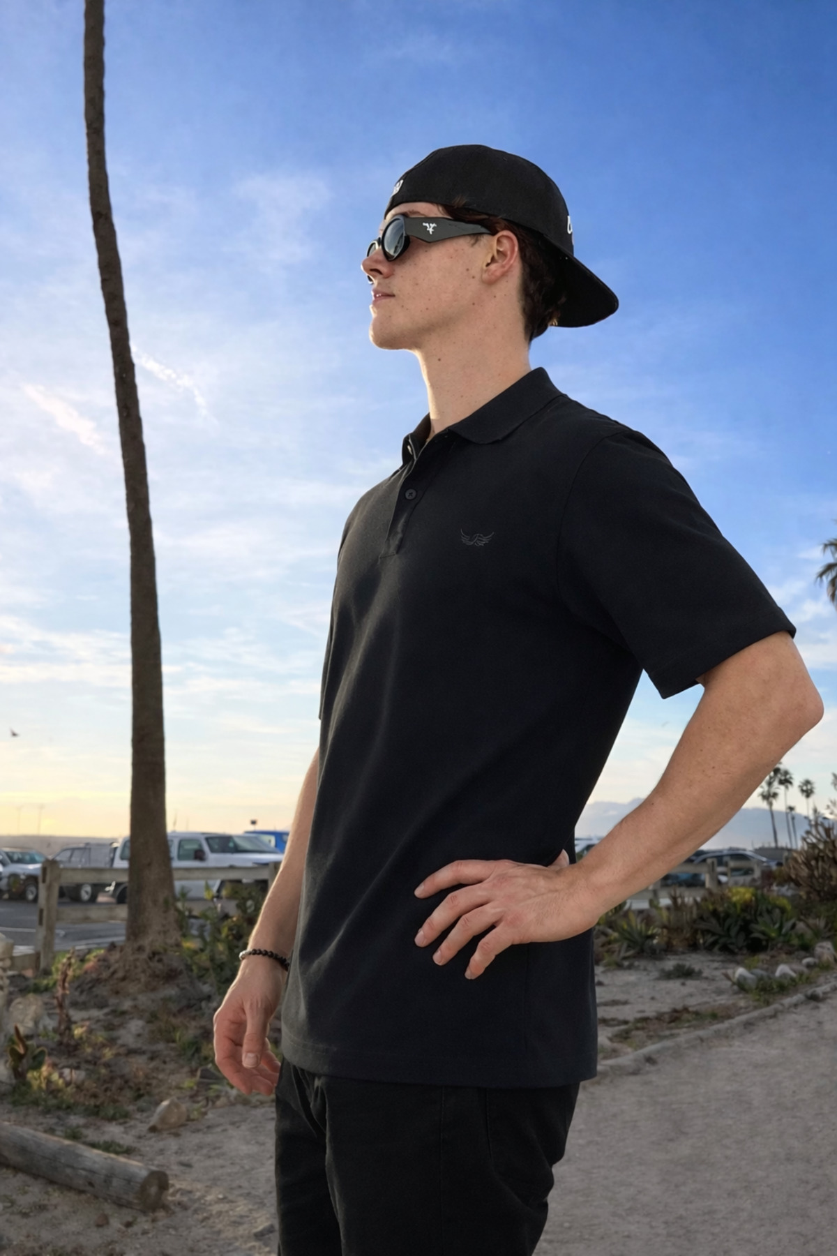 Erkek Pamuklu Trend Füme Polo Yaka T Shirt 4