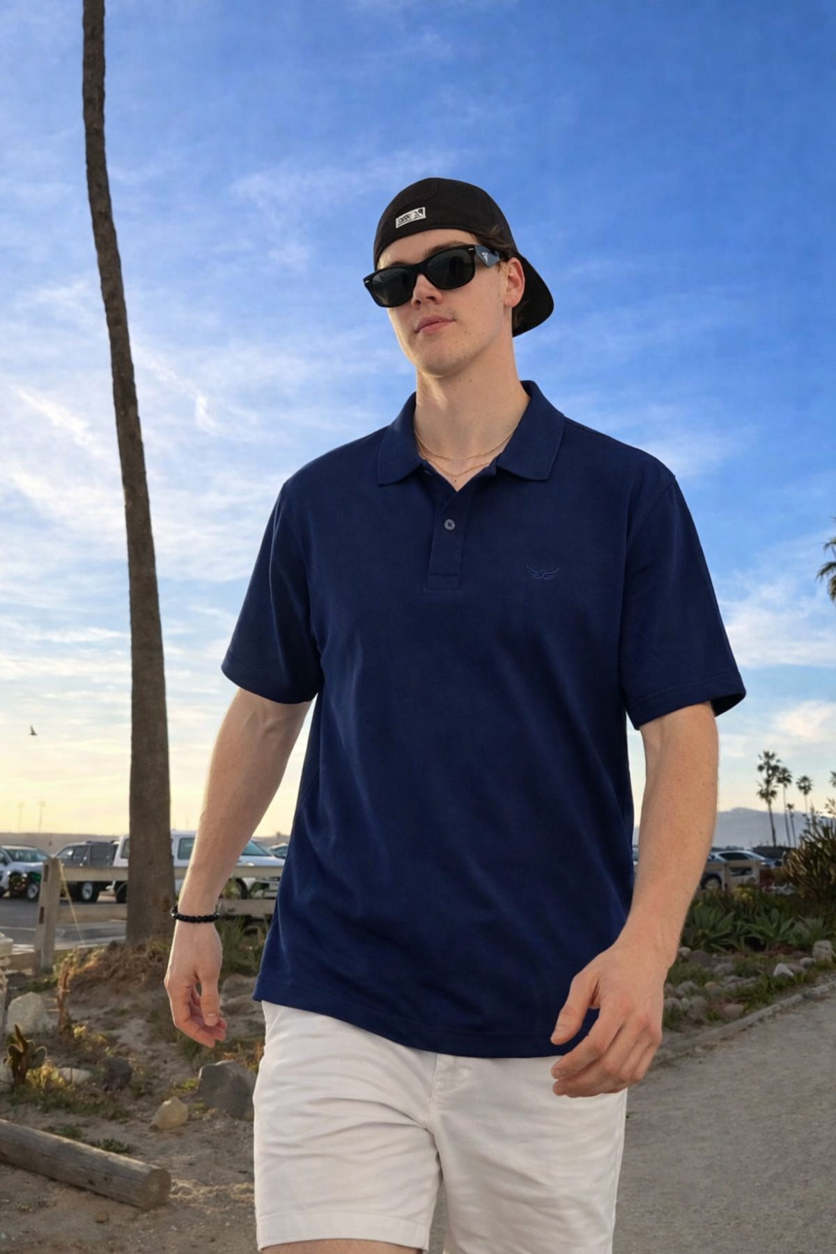 Erkek Pamuklu Trend Füme Polo Yaka T Shirt 3