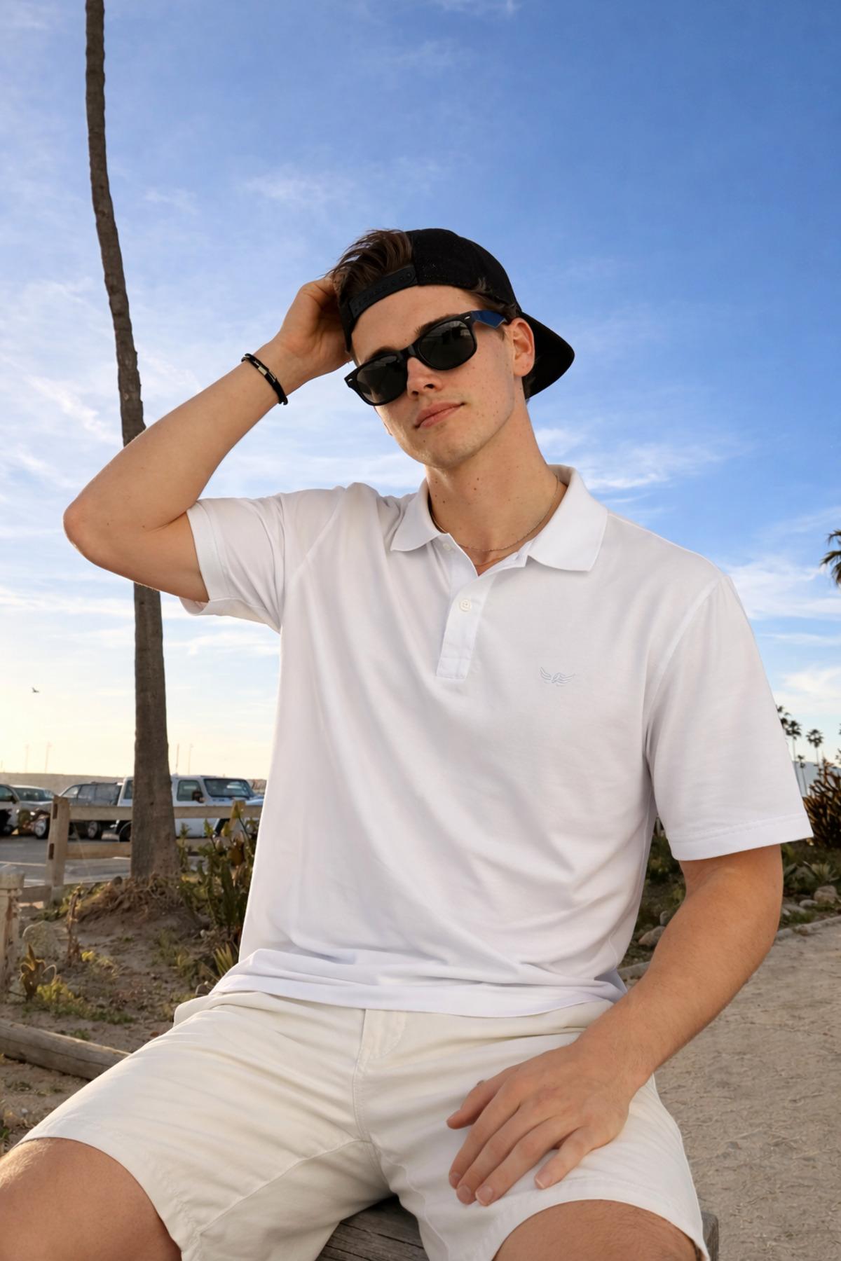 Erkek Pamuklu Trend Füme Polo Yaka T Shirt 5