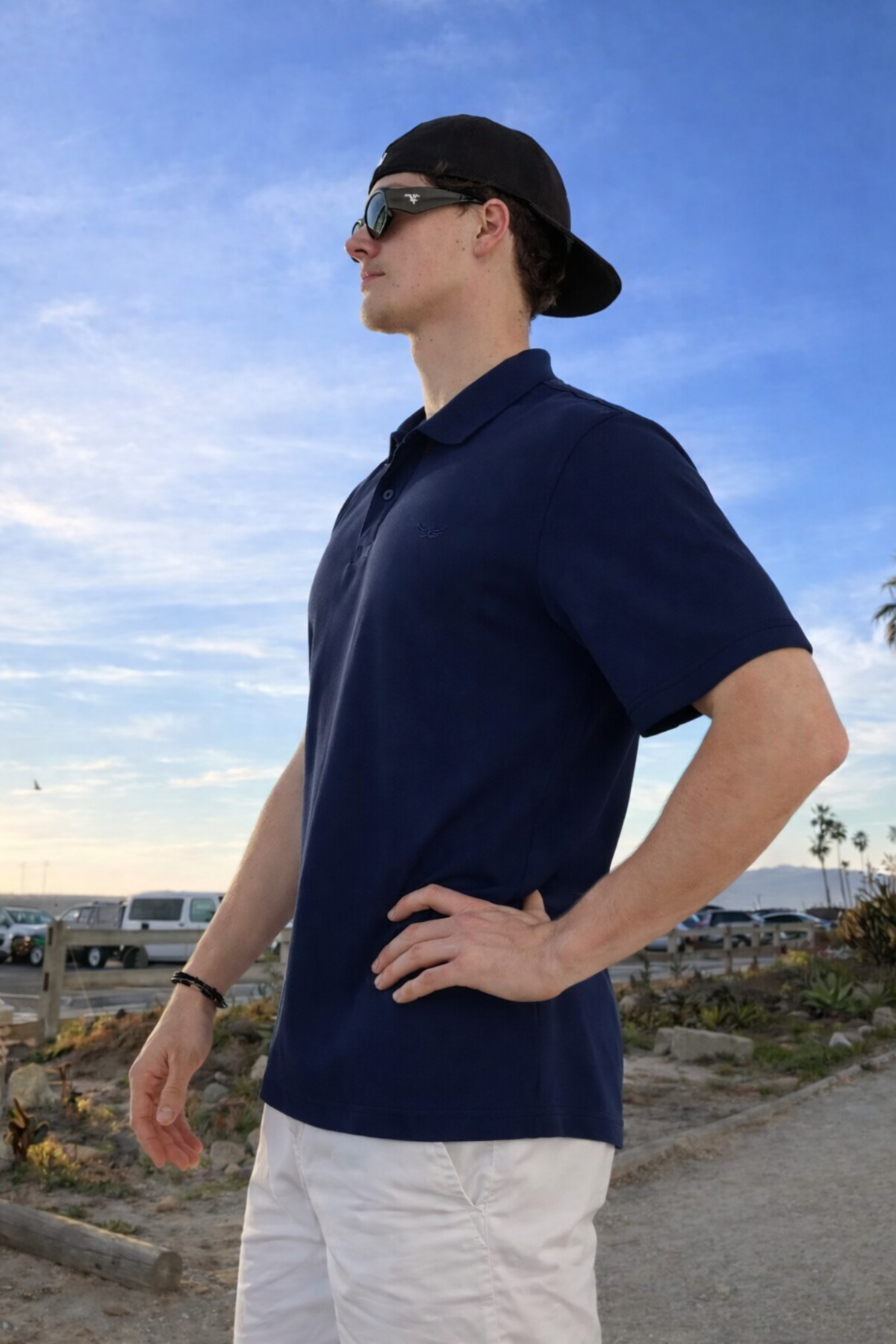 Erkek Pamuklu Trend Füme Polo Yaka T Shirt 4