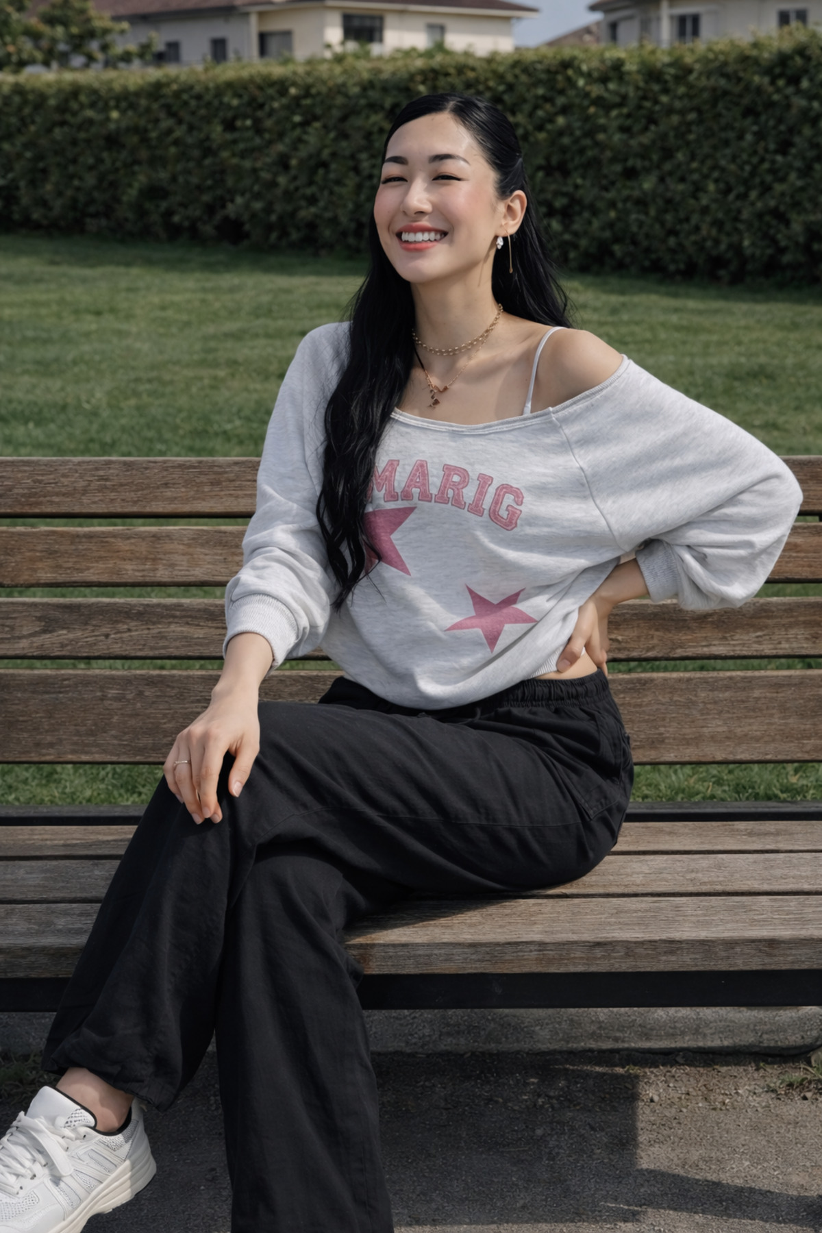 Kadın Beli Lastikli Bol Paça K.Kahve Keten Pantolon 5
