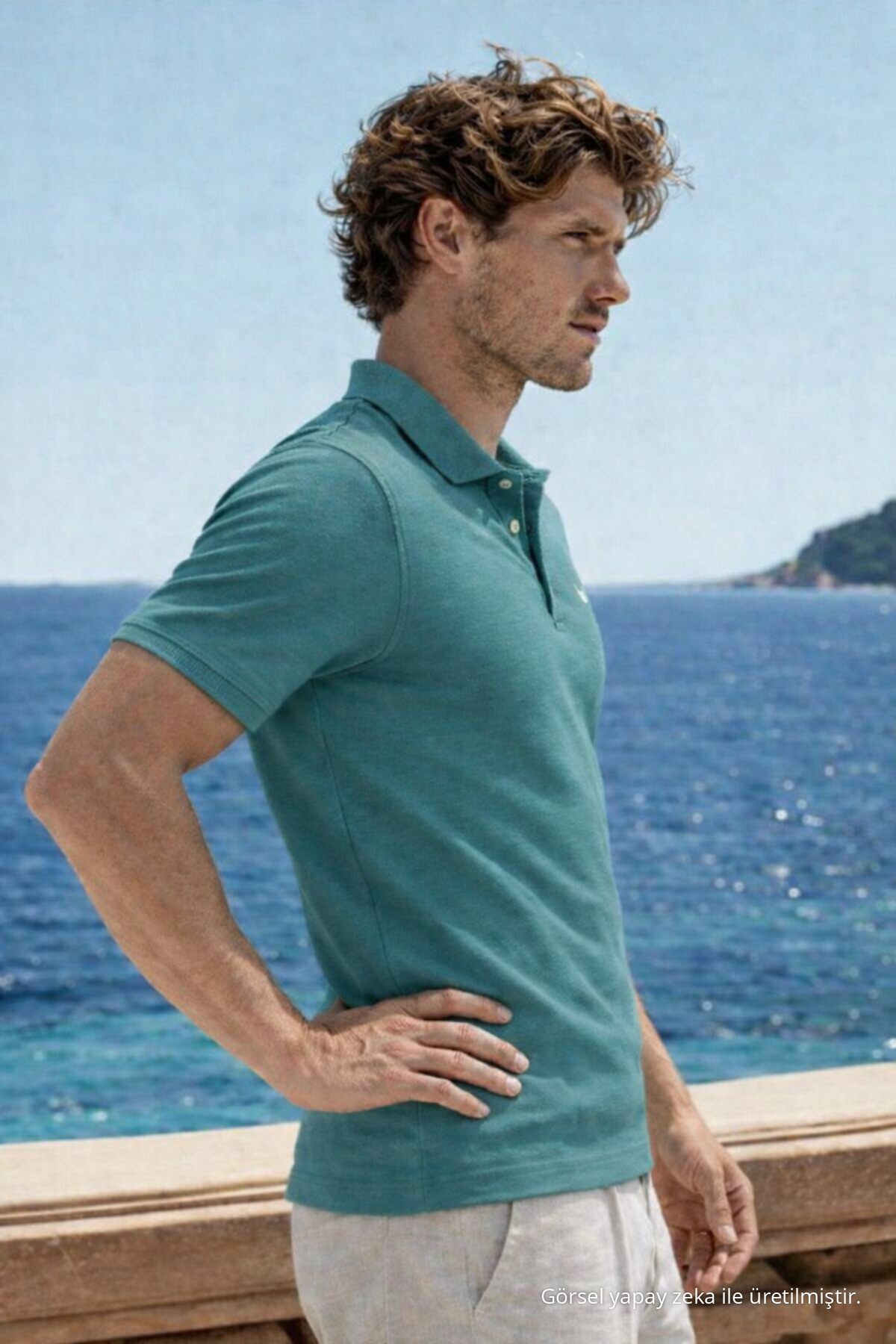 Erkek Premium Comfort Mint Polo Yaka T Shirt 4
