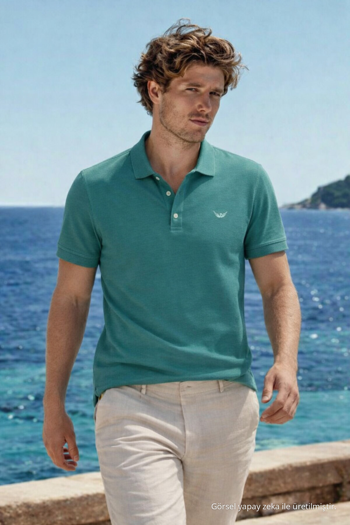 Erkek Premium Comfort Mint Polo Yaka T Shirt 3
