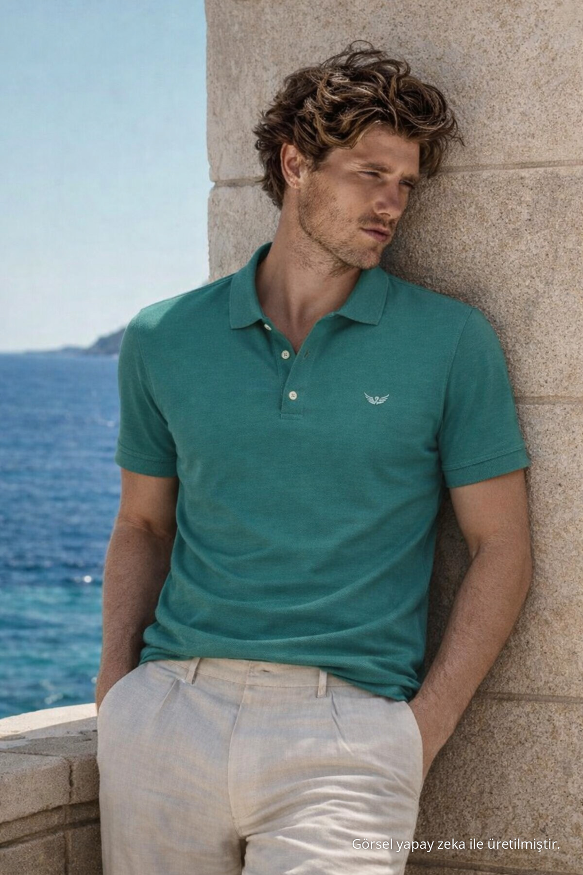Erkek Premium Comfort Mint Polo Yaka T Shirt 5