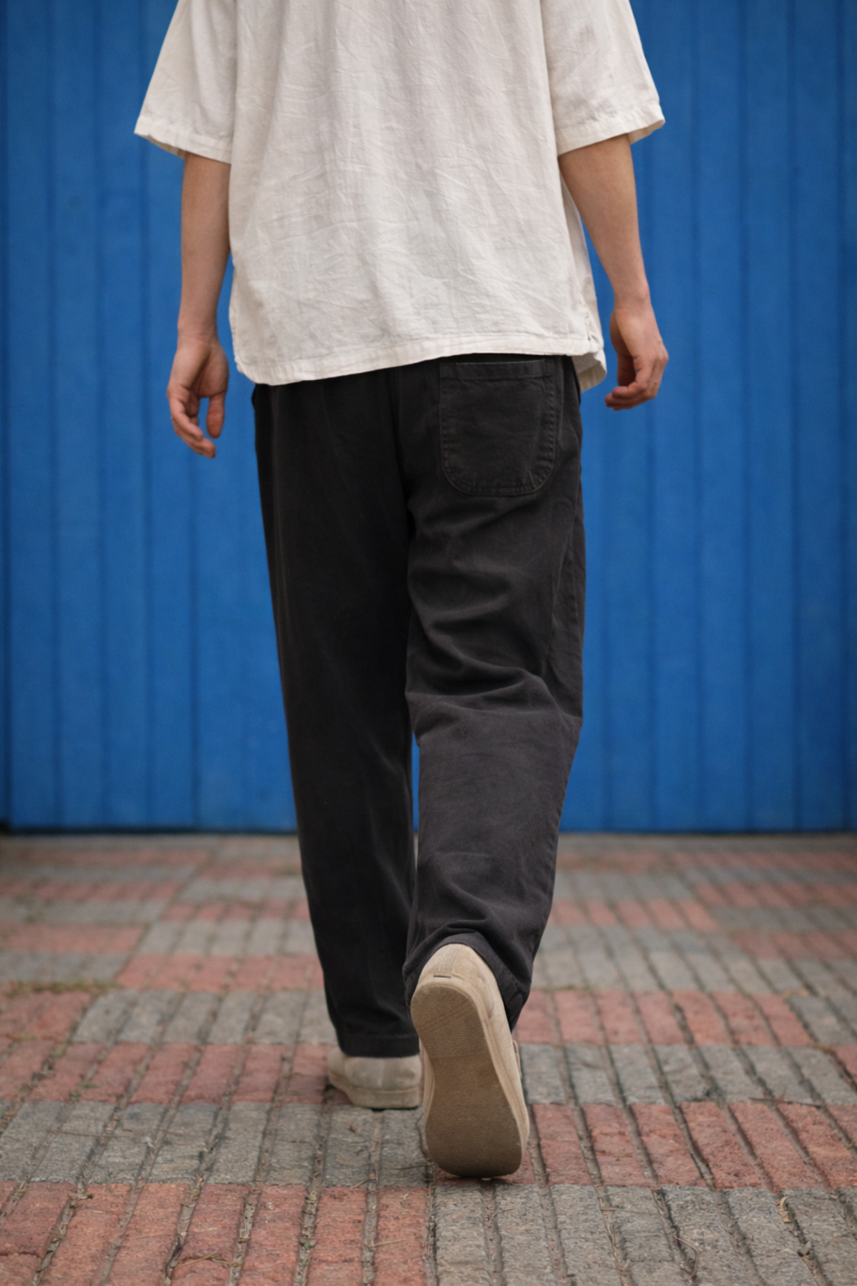 Erkek Trend Premium Bol K.Siyah Keten Pantolon 6