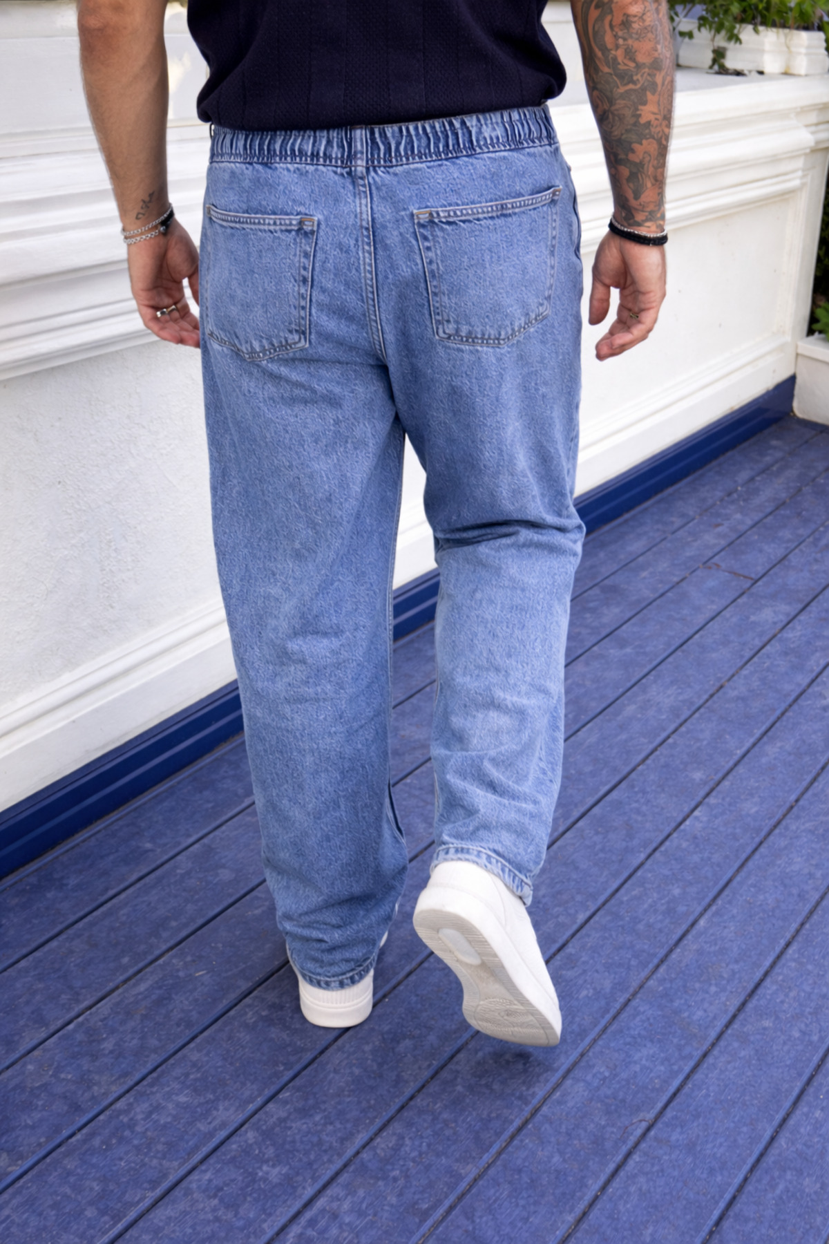 Erkek Jogger Premium Comfort Lacivert Baggy Pantolon 6