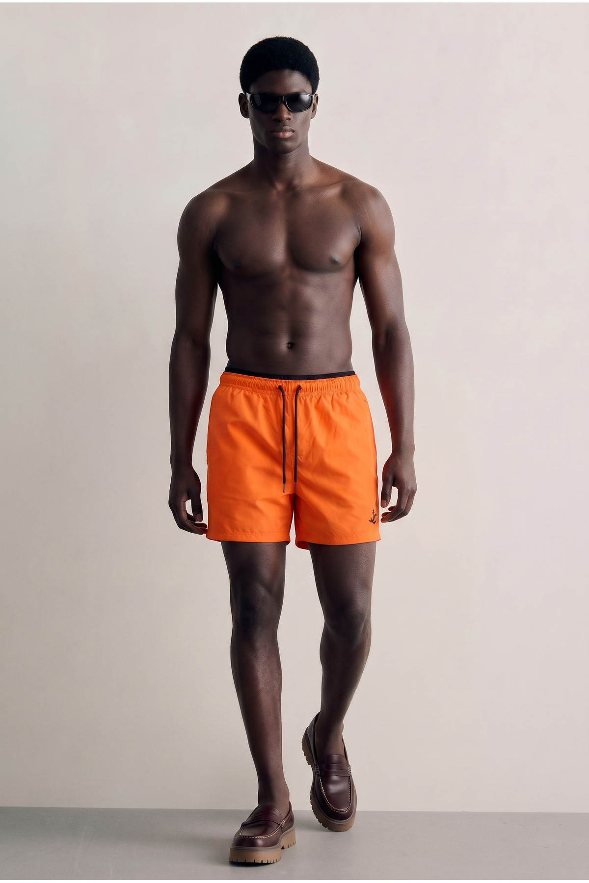 Erkek Premium Jogger Hafif Hızlı Kuruyan T.Turuncu Deniz Şortu 3