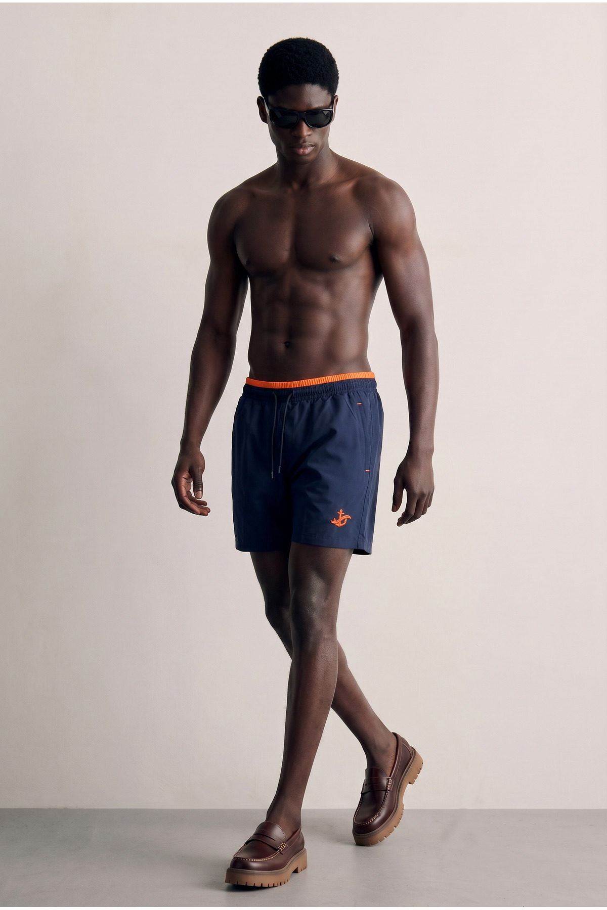 Erkek Premium Jogger Hafif Hızlı Kuruyan T.Lacivert Deniz Şortu 3