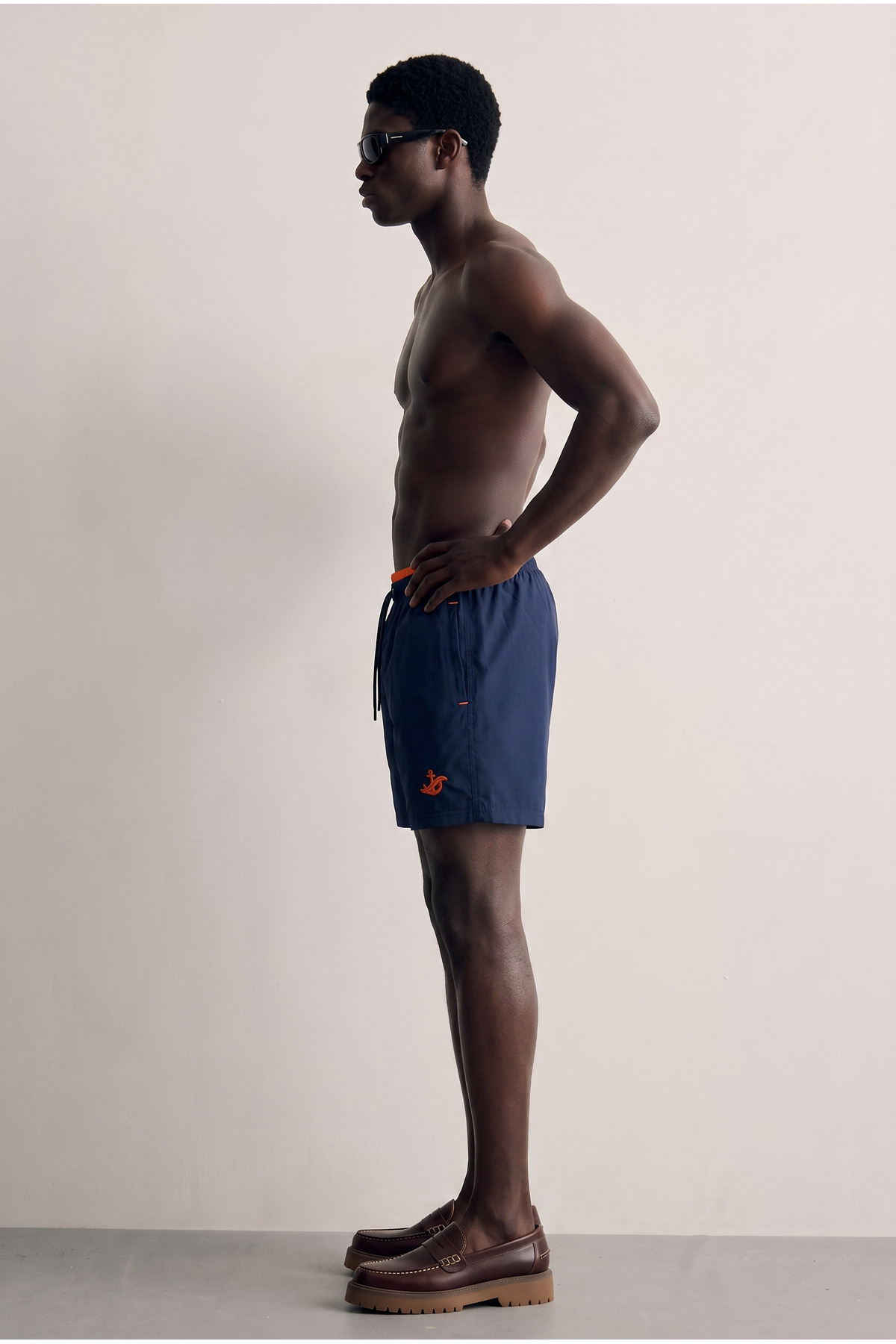 Erkek Premium Jogger Hafif Hızlı Kuruyan T.Lacivert Deniz Şortu 5