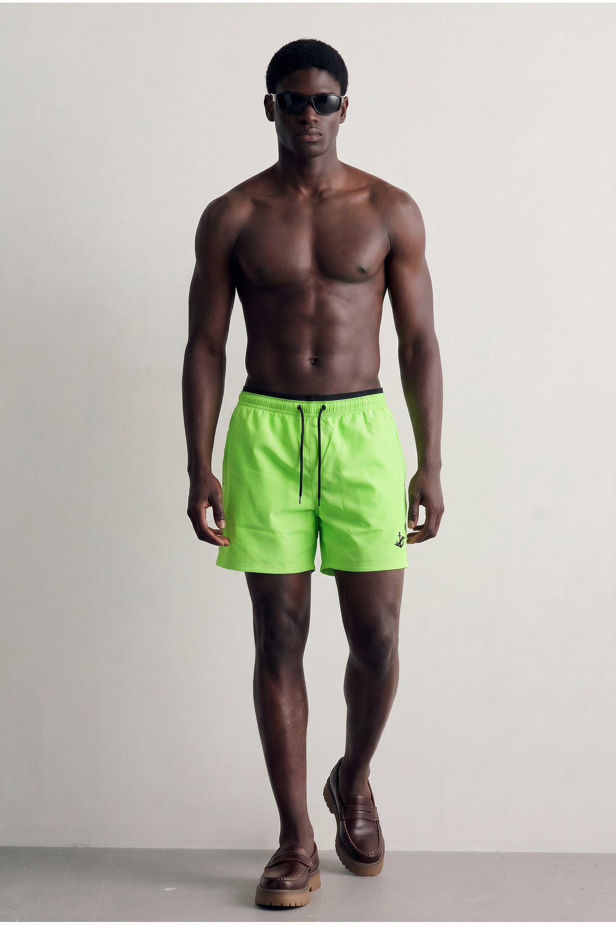 Erkek Premium Jogger Hafif Hızlı Kuruyan T.Yeşil Deniz Şortu 3