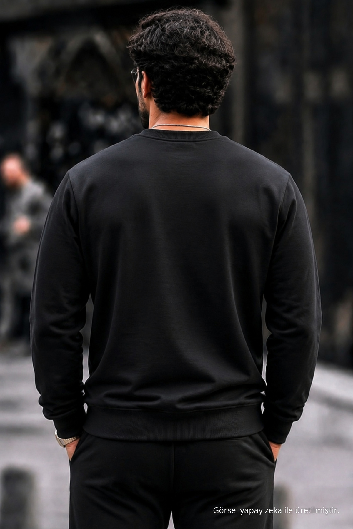 3 Adet Erkek Pamuklu Baskılı Regular Fit Sweatshirt Beyaz 5