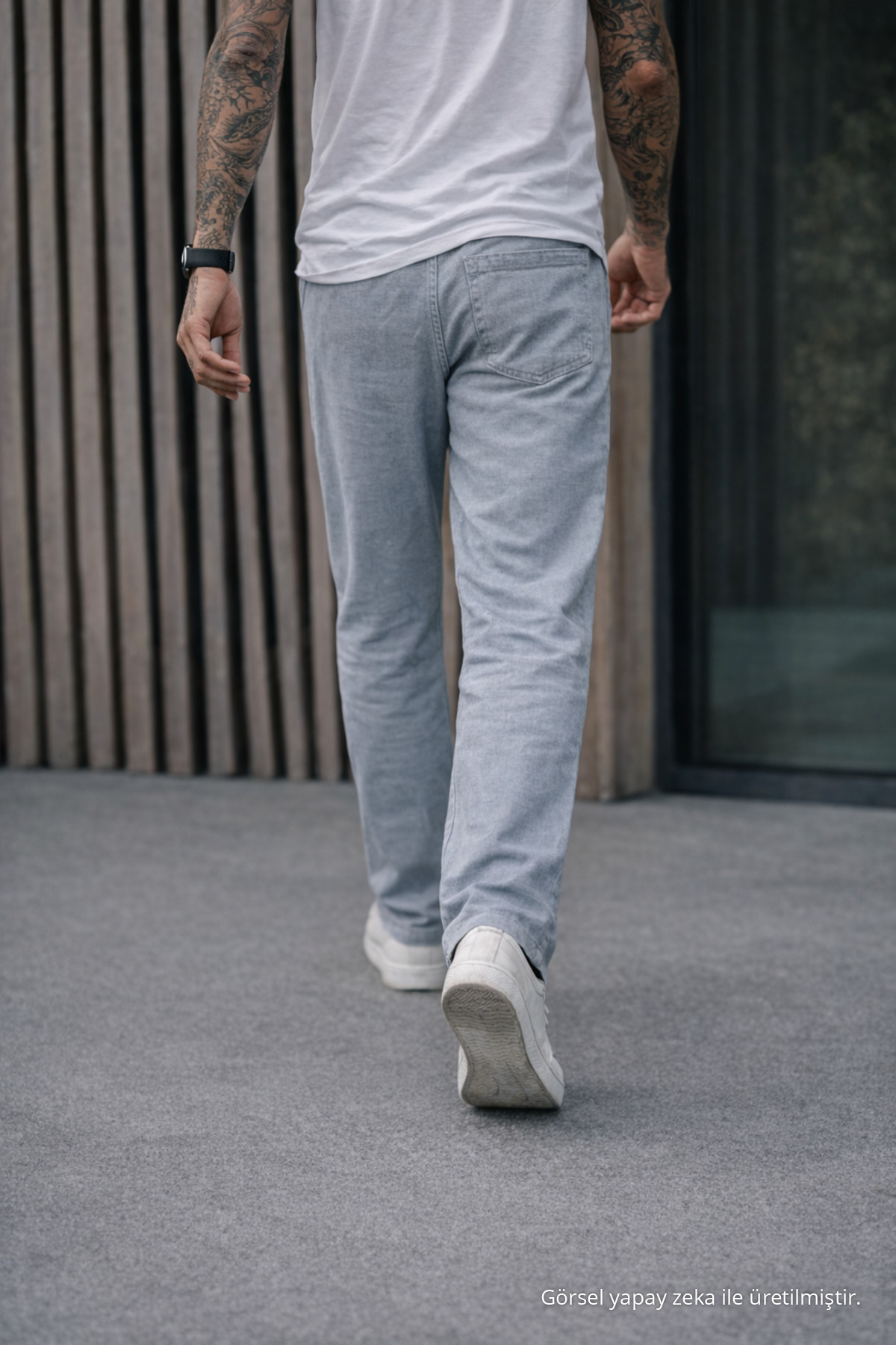 3 Adet Erkek Premium Yazlık Jogger Keten Pantolon Camel 7