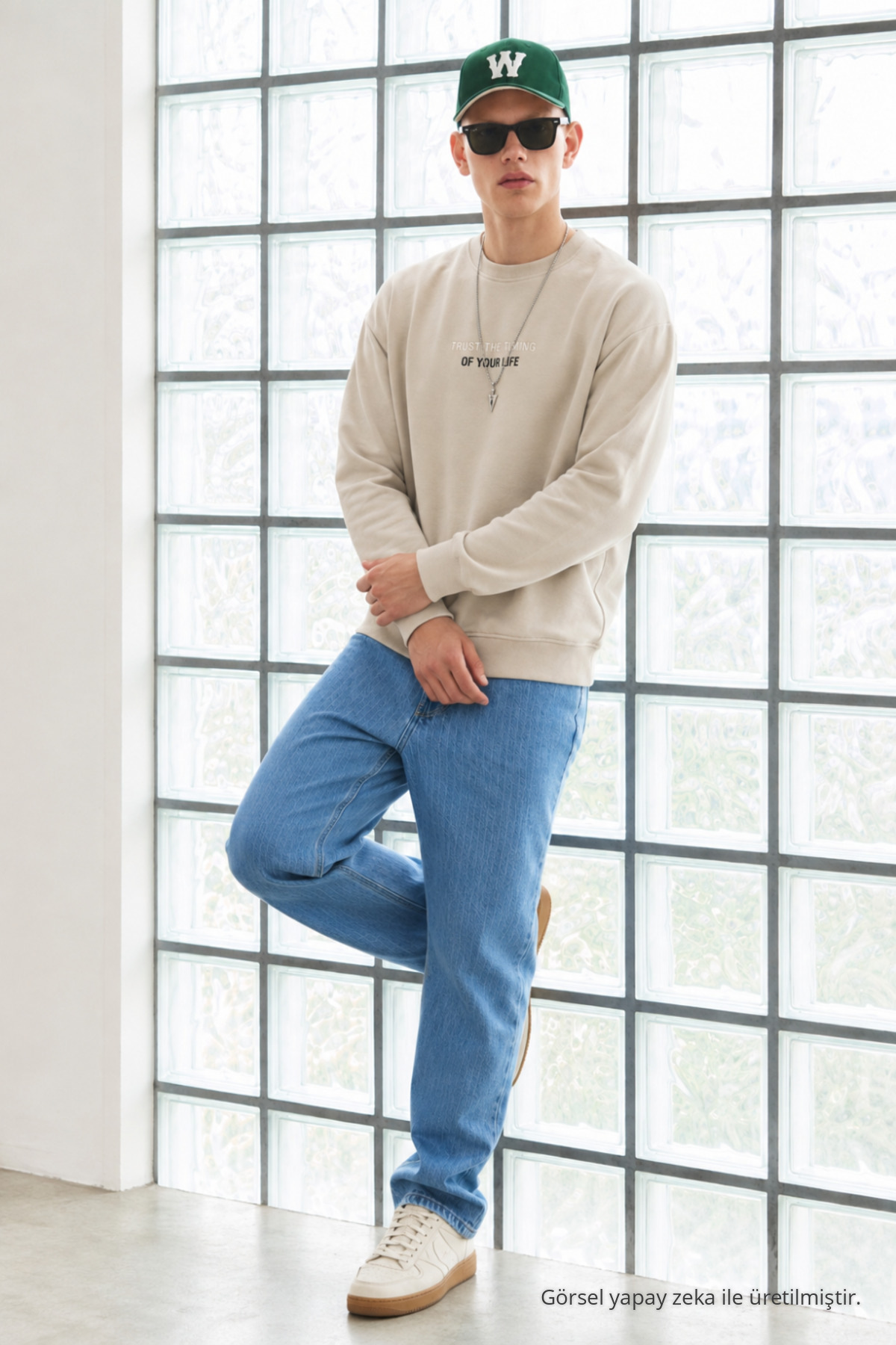 3 Adet Erkek Uzun Kol Baskılı Pamuklu Sweatshirt Beyaz 7