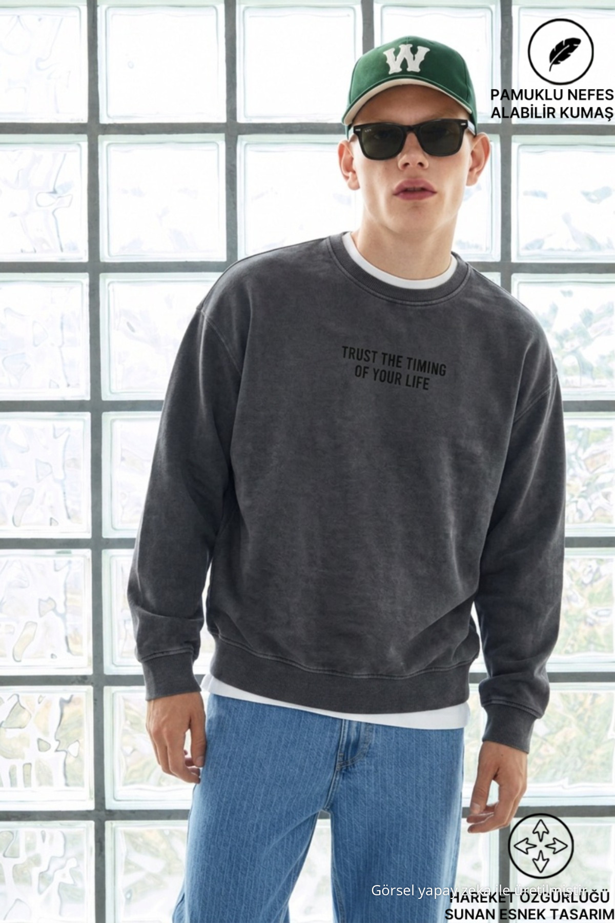 3 Adet Erkek Uzun Kol Baskılı Pamuklu Sweatshirt Bordo 3
