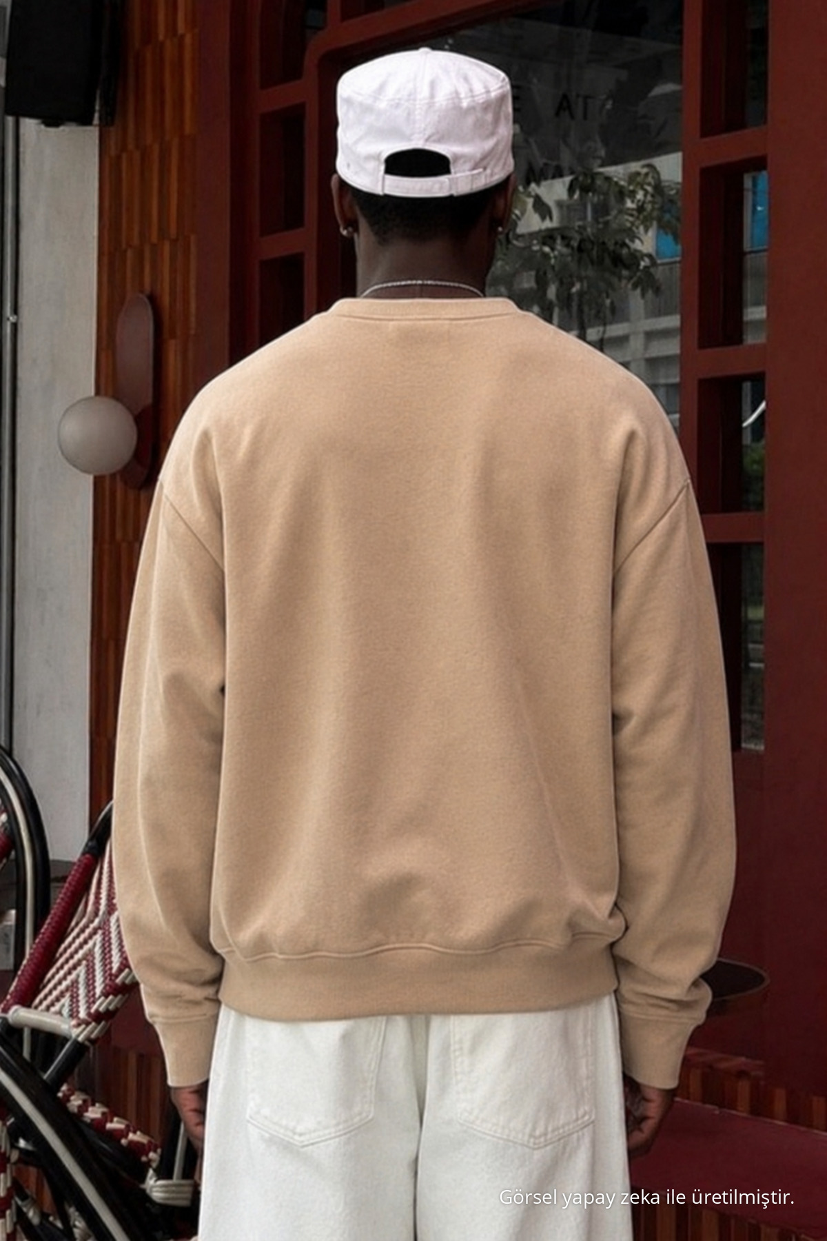 3 Adet Erkek Trend Rahat Kalıp Günlük Sweatshirt Gri 5