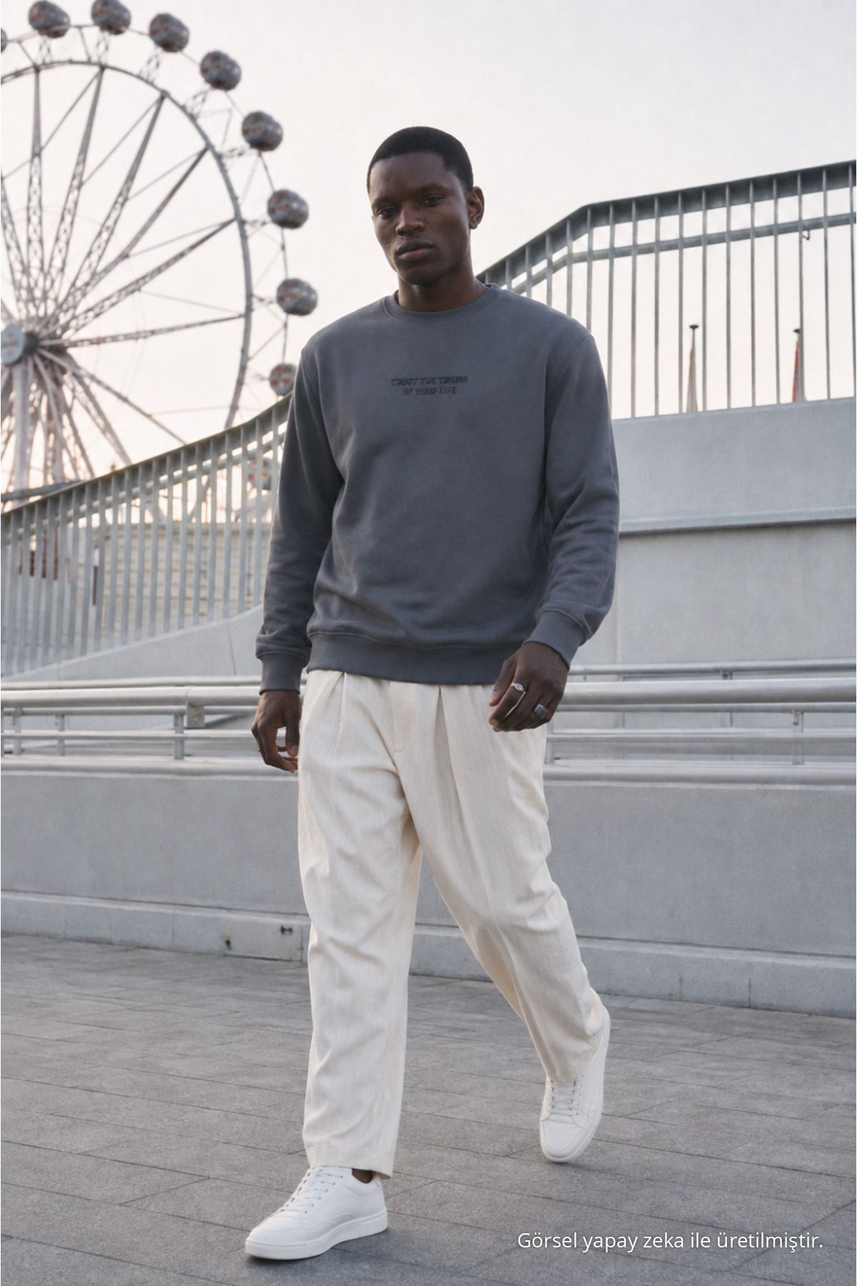 3 Adet Erkek Baskılı Relax Fit Mevsimlik Sweatshirt Bordo 6