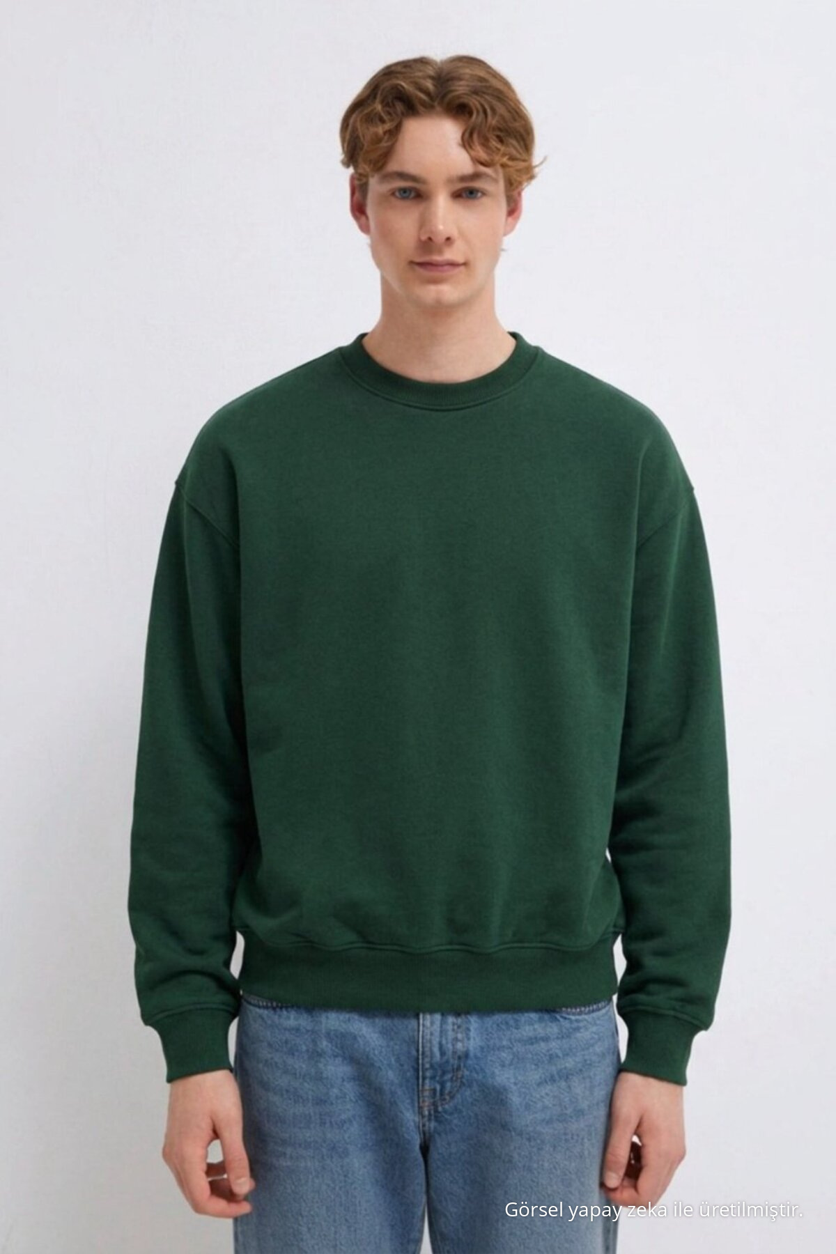 3 Adet Erkek 3 İplik Kalın Kışlık Premium Sweatshirt Bordo 4