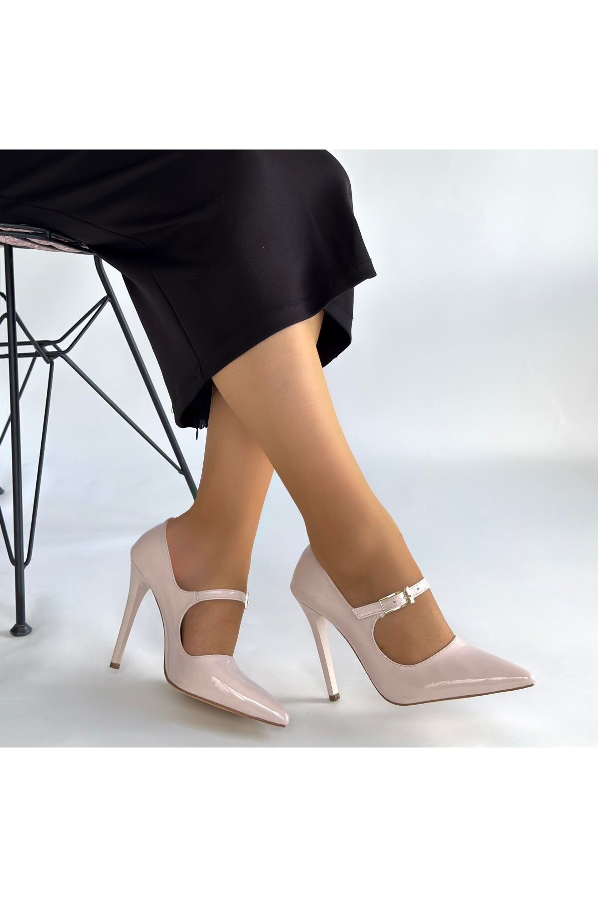 Tiej Bej Rugan Stiletto Ayakkabı 4