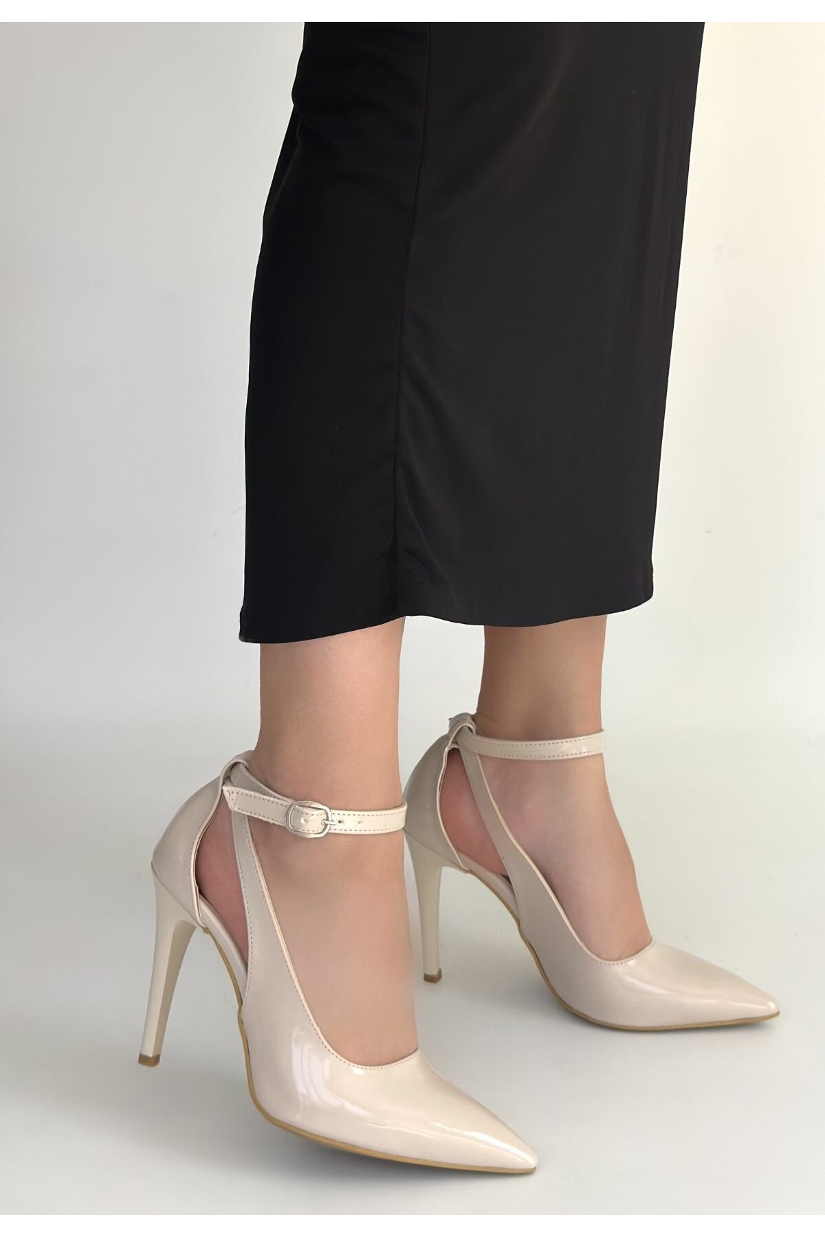 Wenni Bej Rugan Stiletto Ayakkabı 3