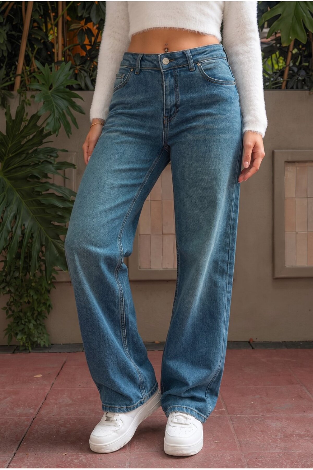 Mavi Vintage Yüksek Bel Geniş Paça with Lycra Jeans 3
