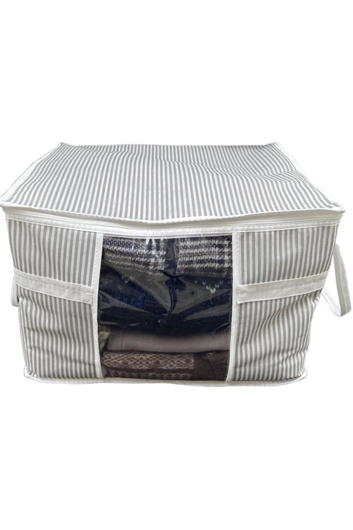 Pencereli Yastık-Kazak Düzenleyici Organizer Hurç 45x40x30 NoColor-ba7fe 4