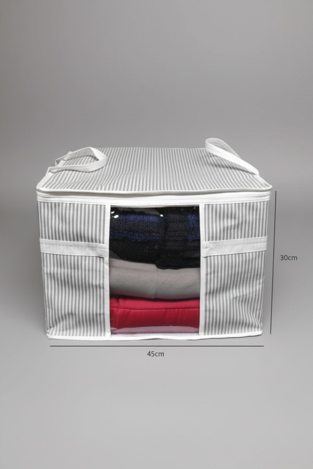 Pencereli Yastık-Kazak Düzenleyici Organizer Hurç 45x40x30 NoColor-ba7fe 5