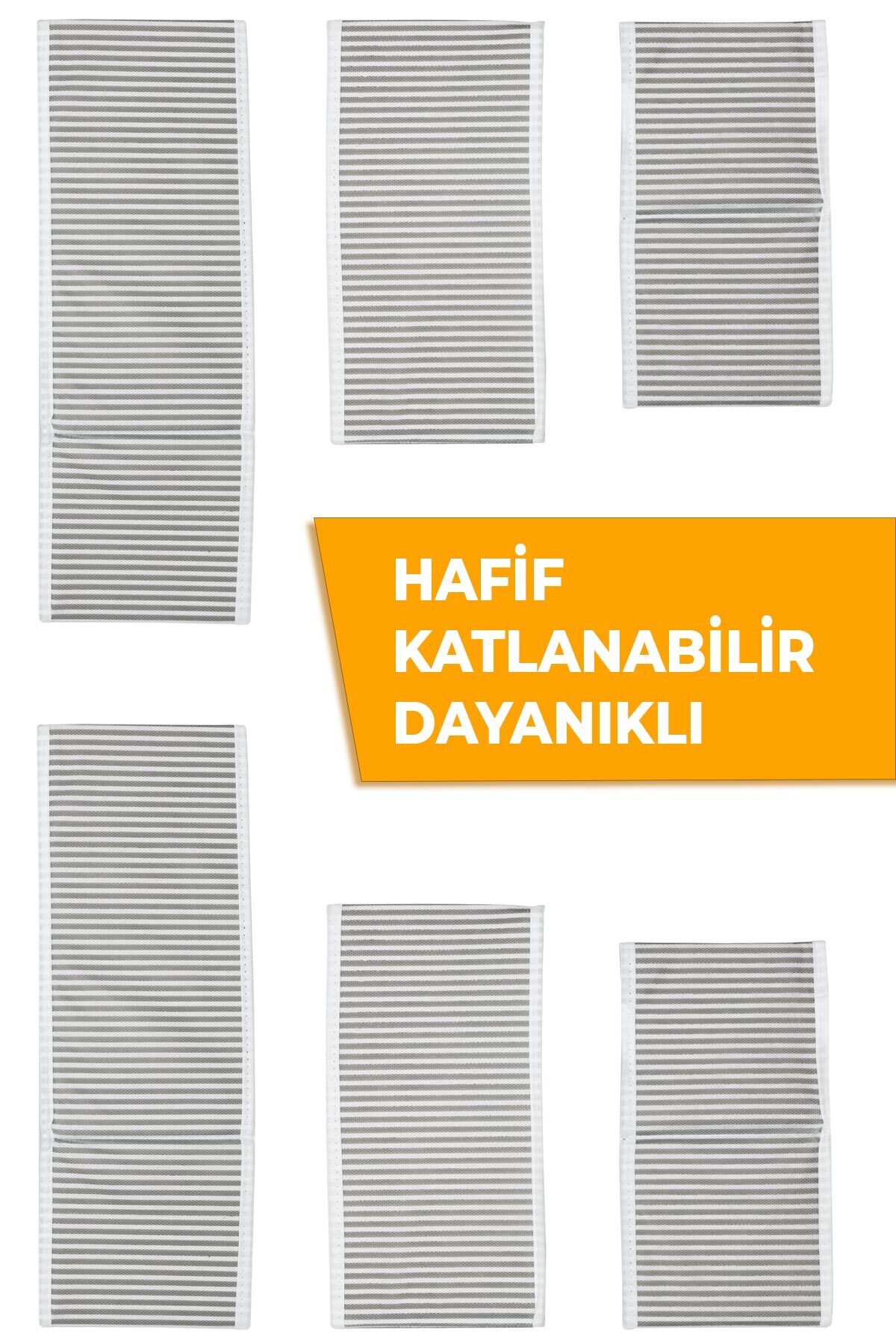 6 Lı Çekmece Düzenleyici Gri 7