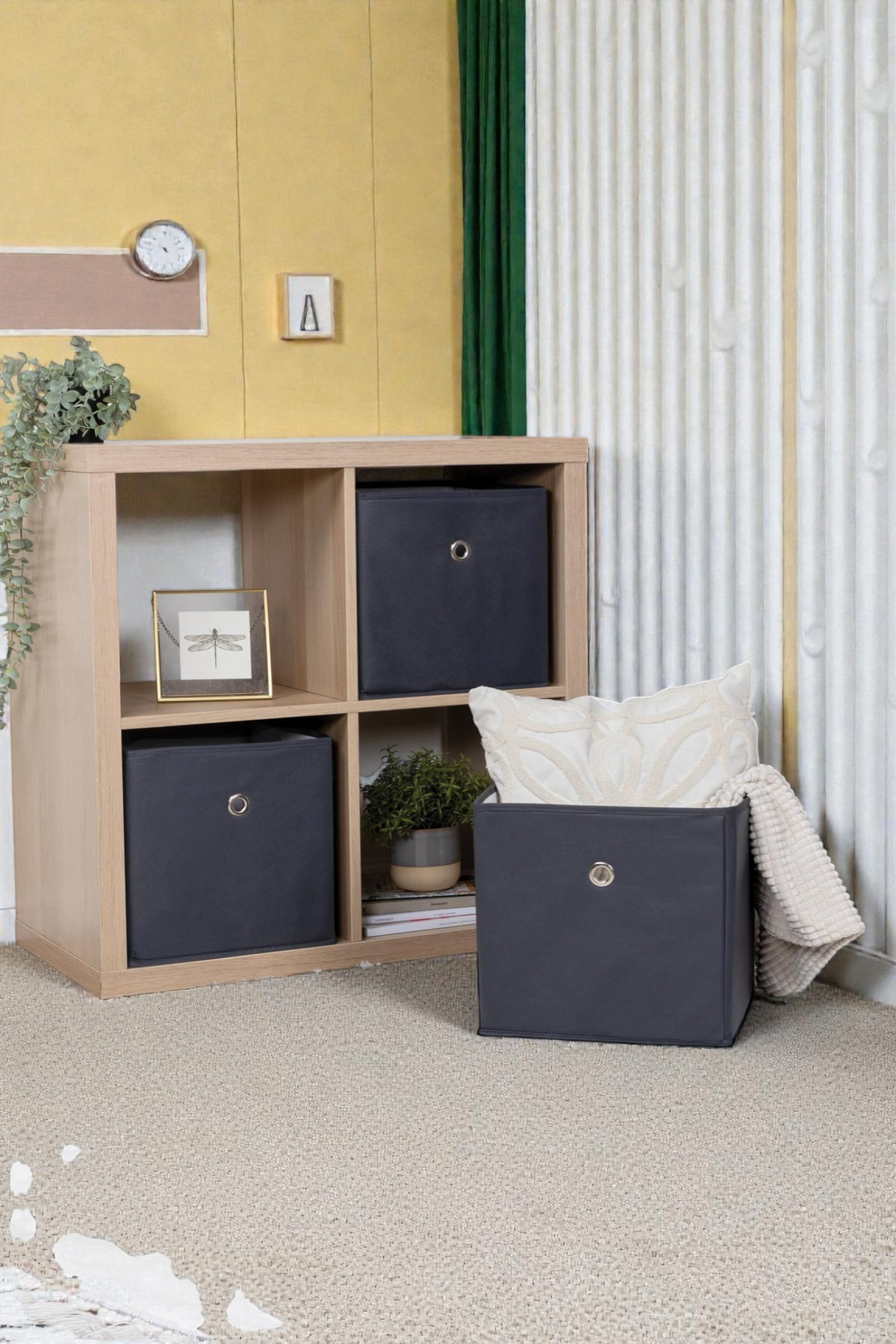Raf Organizer 30x30x30 Antrasit 3'lü 4