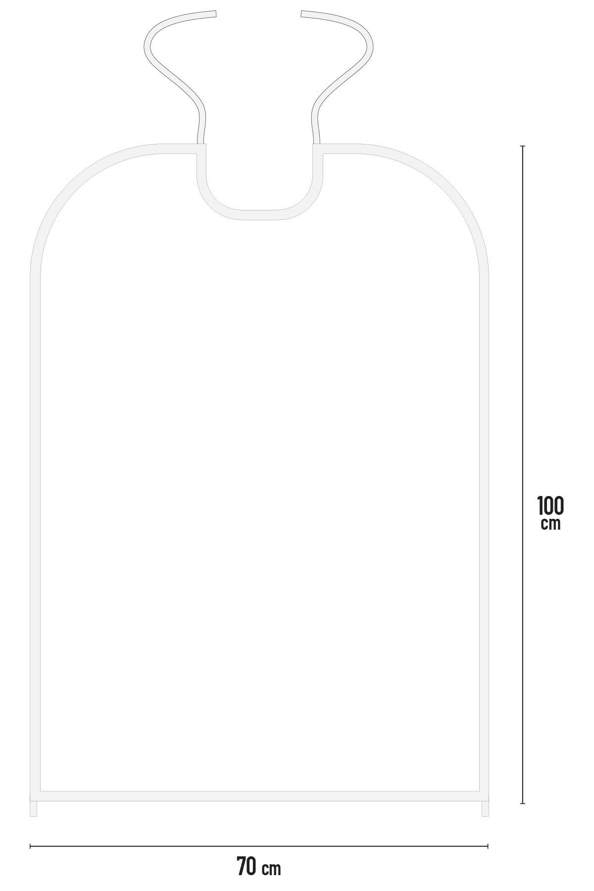 Erkek Tıraş Önlüğü 100x70 cm – Vantuzlu Sakal Kesim Önlüğü 4