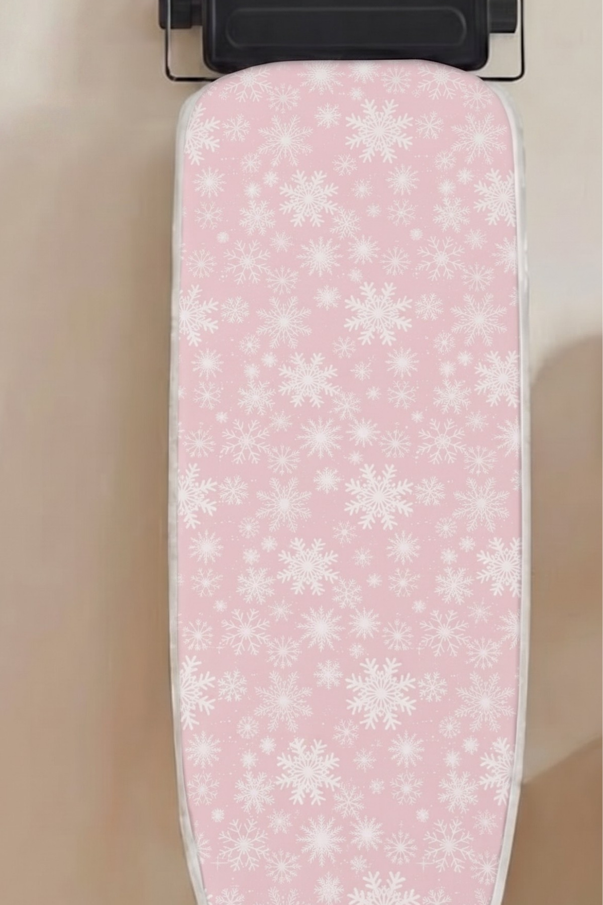 Isıya Dayanıklı Süngerli Pembe Ütü Masası Örtüsü 5