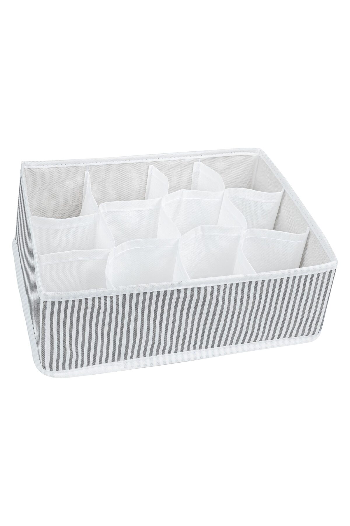 12 Bölmeli Çok Amaçlı Organizer - Çekmece Organizeri 31x25x beyaz 6