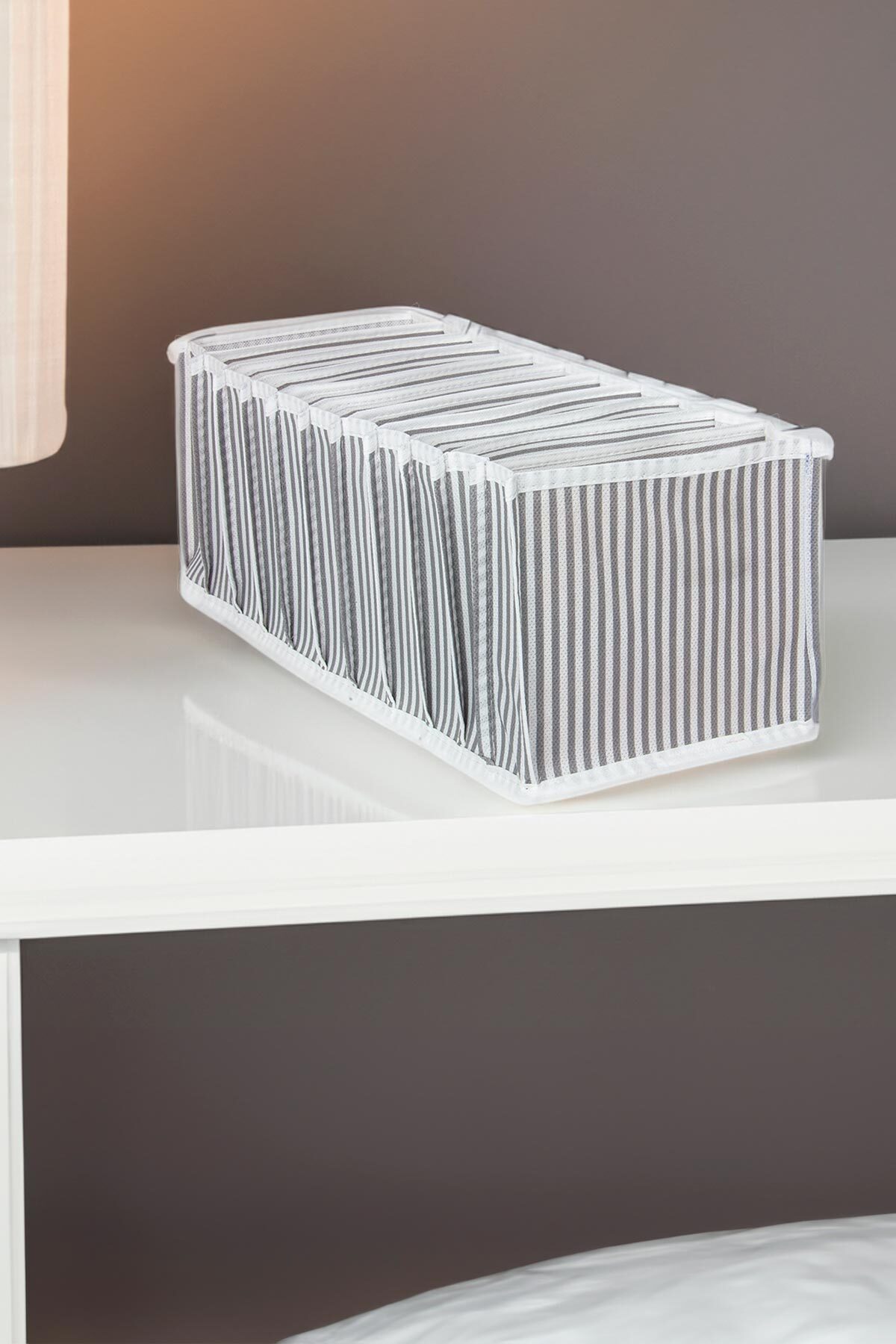 Hueva Home 2'li Akordiyon Organizer M Gri 3