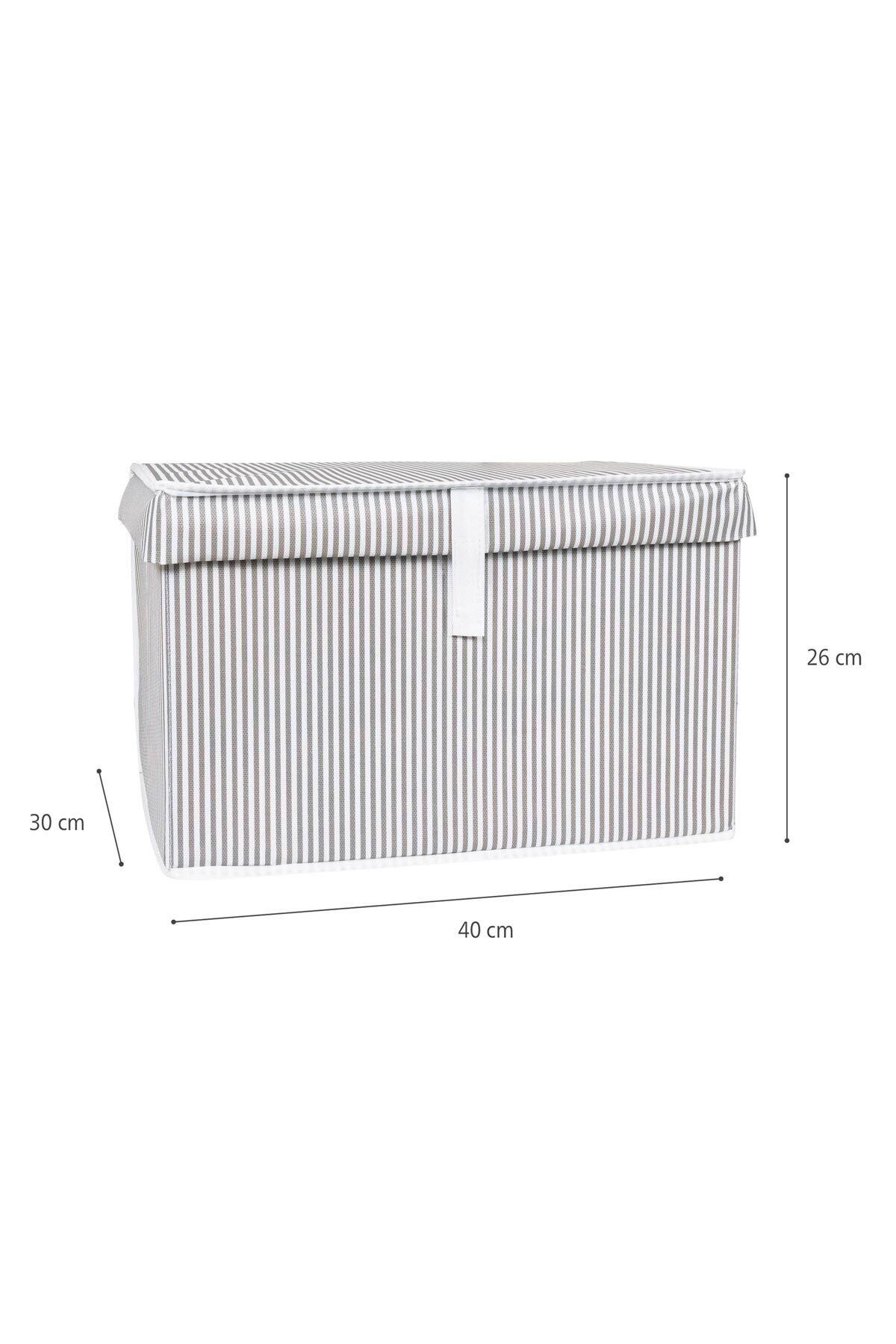 Çok Amaçlı Düzenleyici Organizer Mini Kutu Hurç 40x30x26 Gri 6