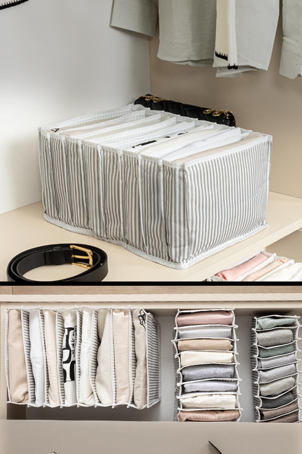 Akordiyon Organizer L Gri 4
