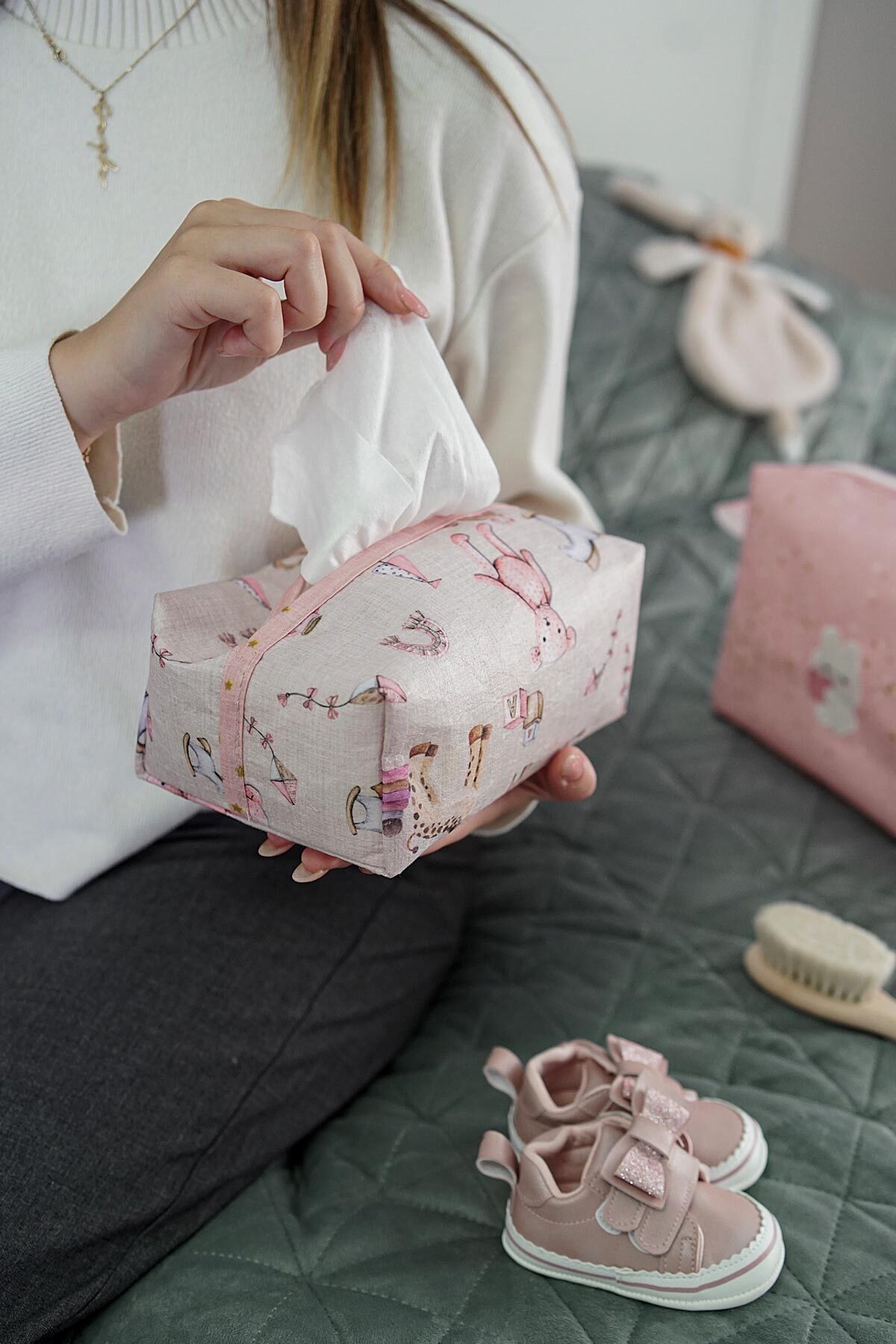 Baby 2 li Çanta İçi Düzenleyici Pembe 4
