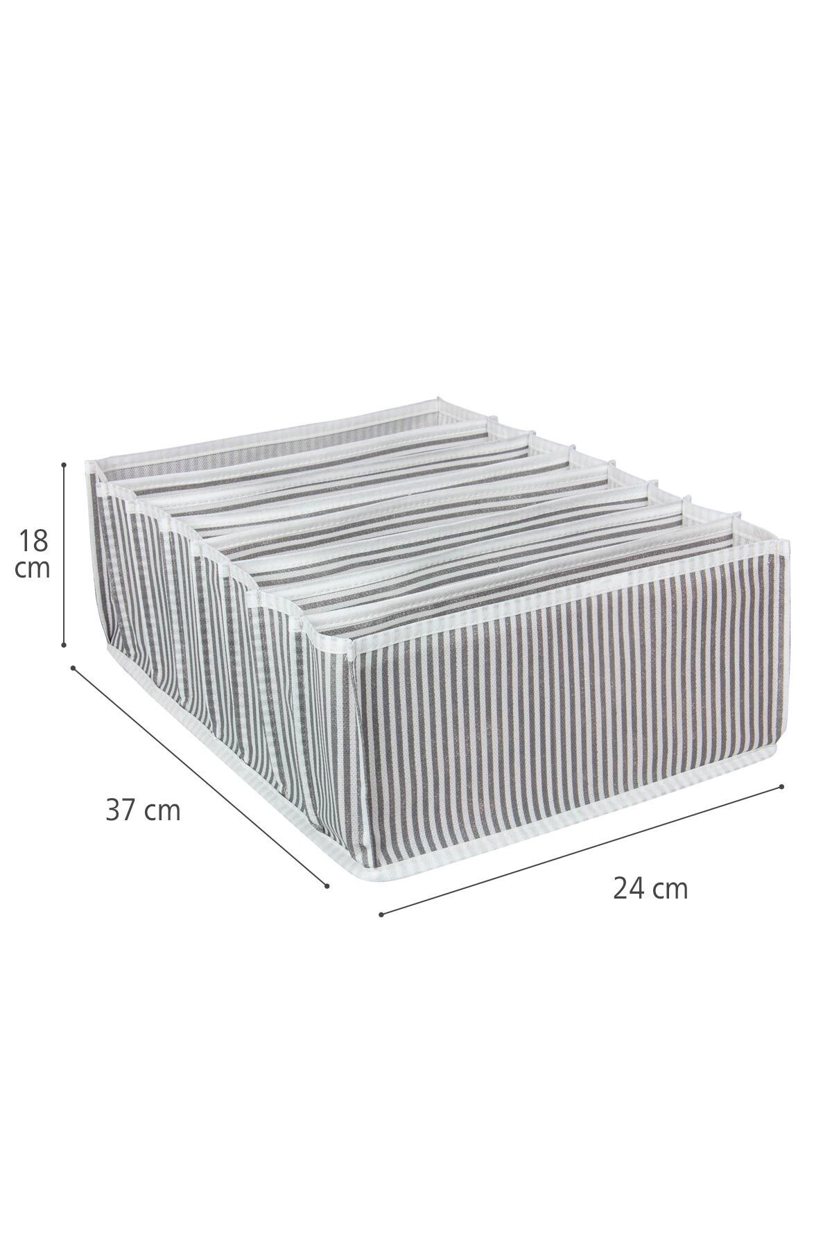 Akordiyon Orgenizer L Large 24x37x18 CM 6 Adet Gri 5
