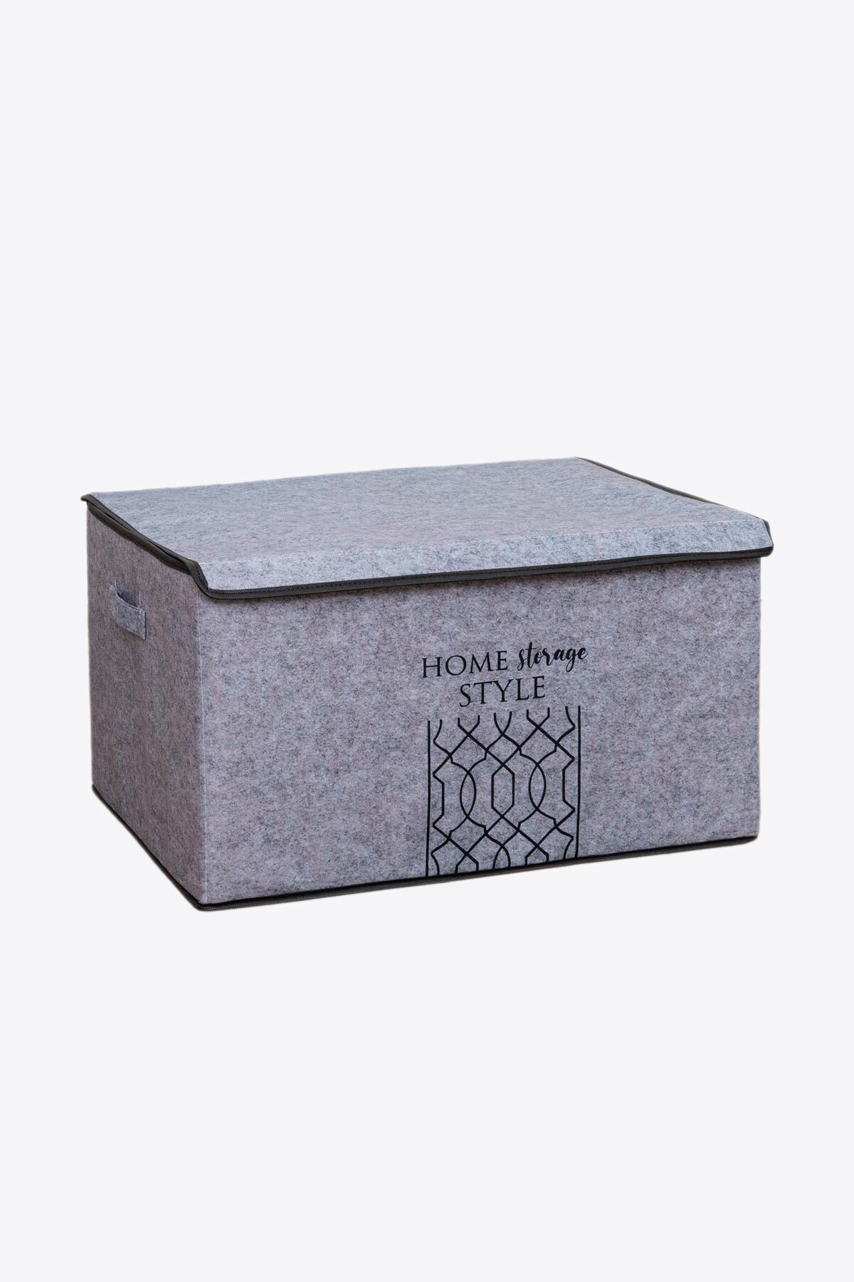 Keçe Kapaklı Düzenleyici Mega Kutu Hurç 57x41x31 GRİ 6