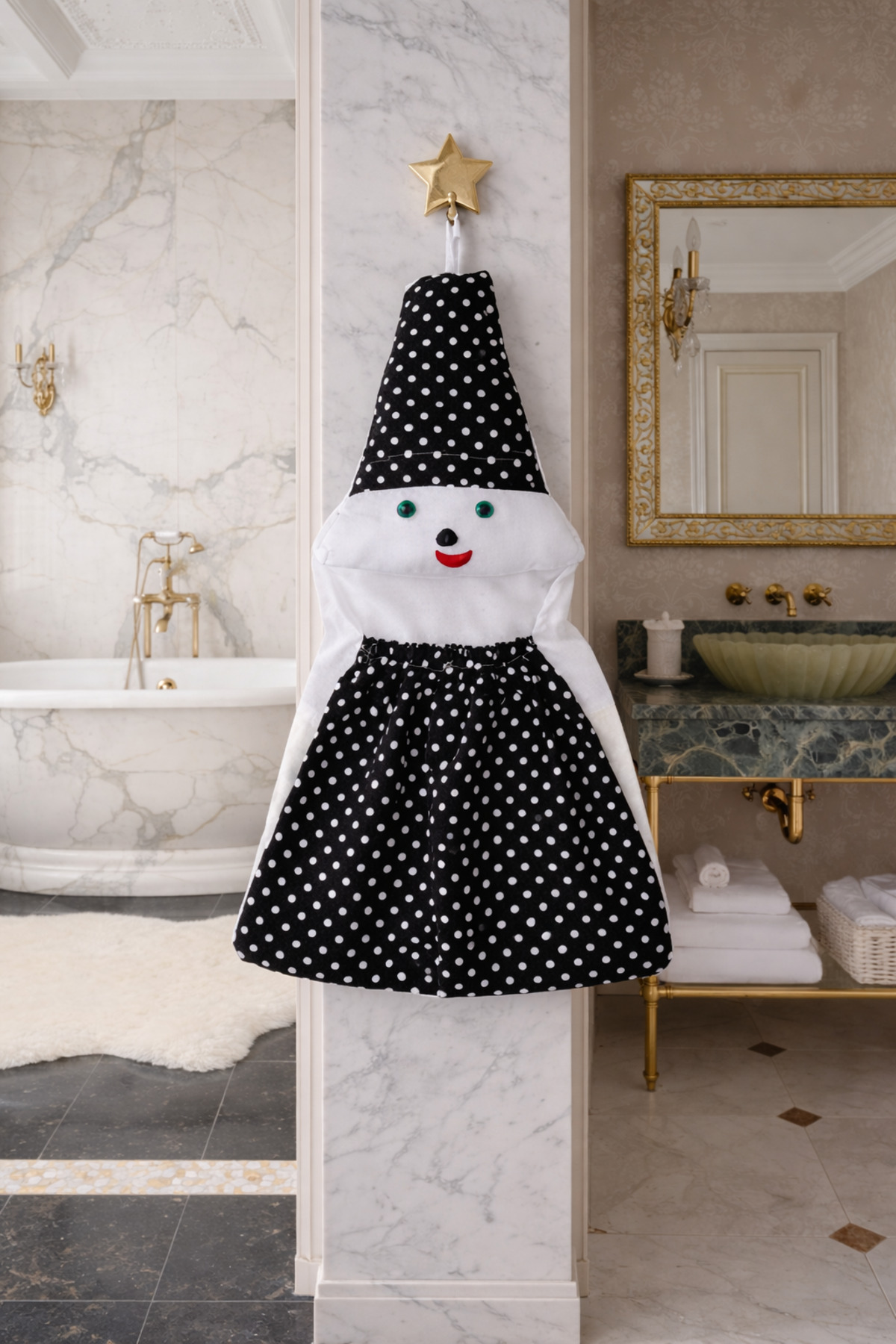 Banyo Dolabı Düzenleyici Trend Organizer Siyah Poşetlik 4