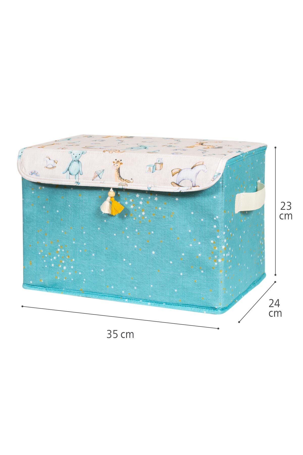 Baby Kapaklı Kutu Mini Mavi 5