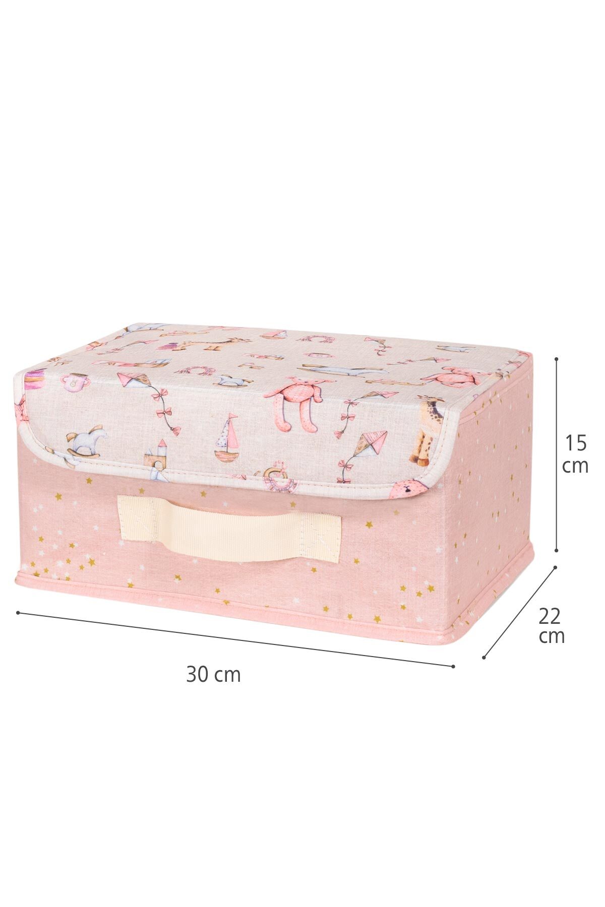 Baby Kapaklı Kutu Mini- Bebek Odası Düzenleyici PEMBE 3