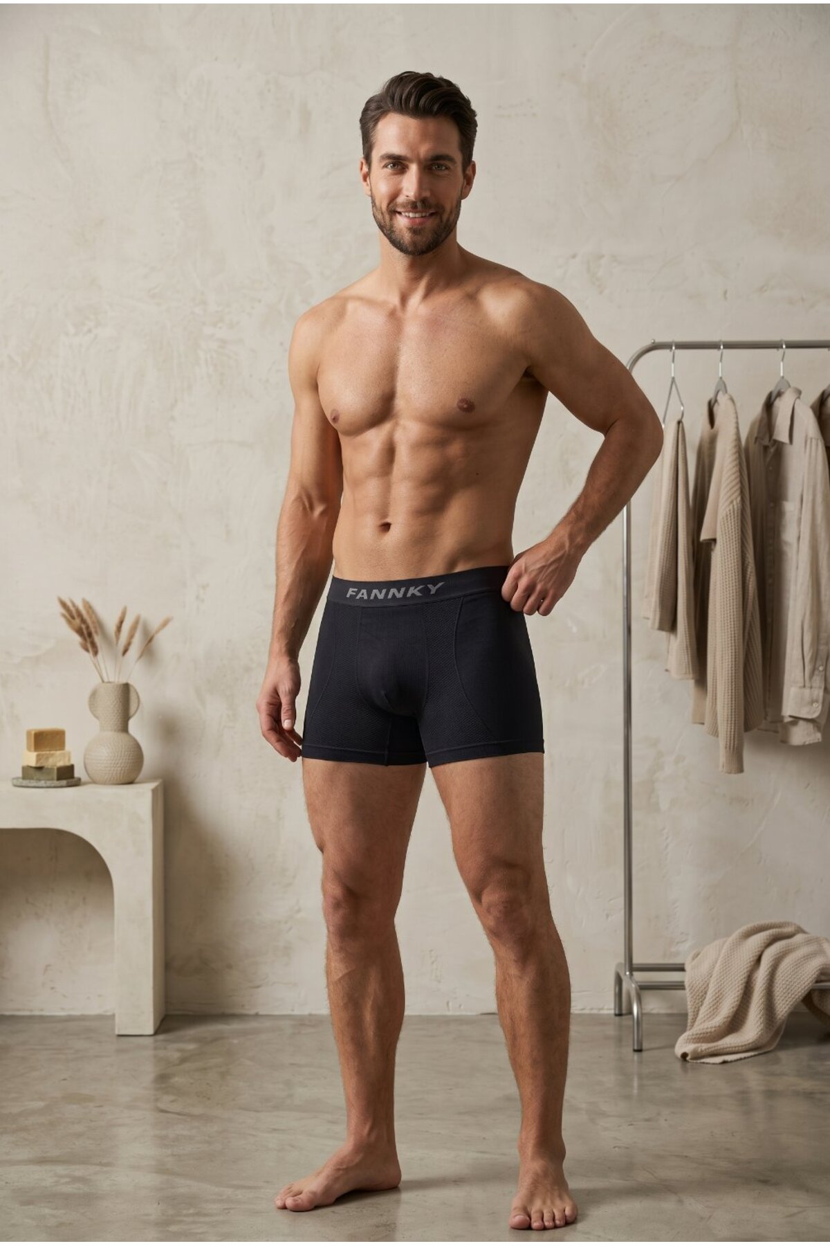 Erkek Casual Comfort Günlük 2 Li Boxer Çok Renkli 5
