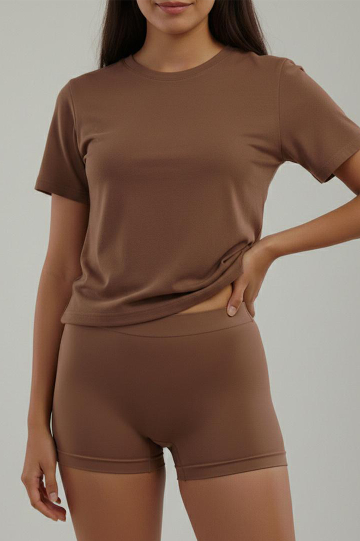 Toparlayıcı İz Yapmayan Seamless Örme BOXER 2001 Kahverengi 4