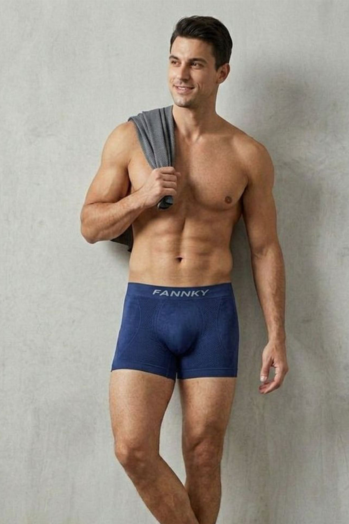 DİKİŞSİZ NEFES ALABİLEN RAHAT BOL KESİM ERKEK BOXER 2014 Lacivert 3