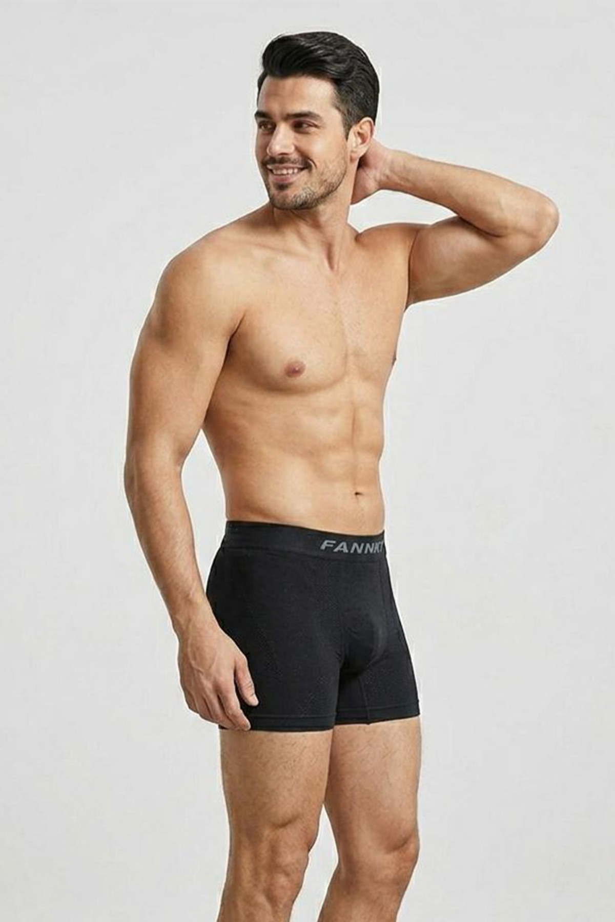 DİKİŞSİZ NEFES ALABİLEN RAHAT BOL KESİM ERKEK BOXER 2014 Siyah 3