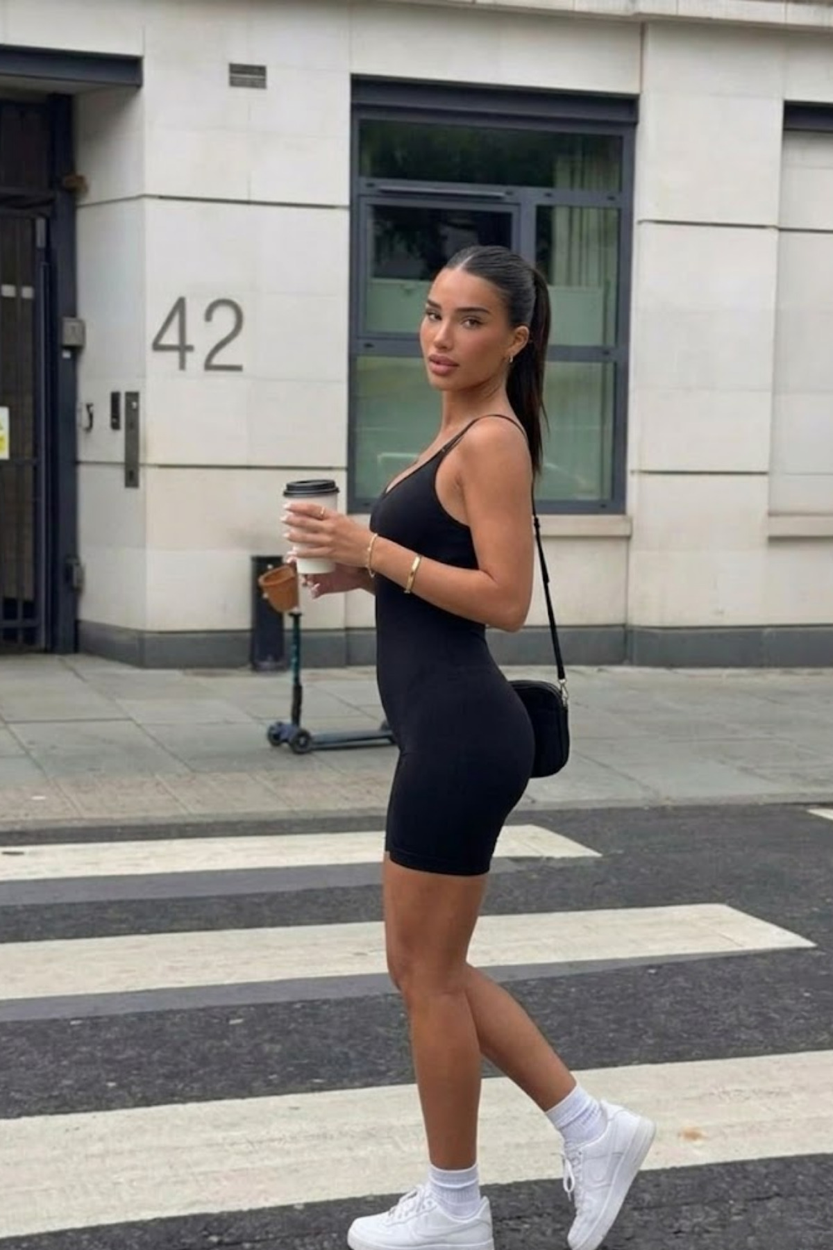 Kadın Sıkılaştırıcı SİYAH Casual Esnek Body 6