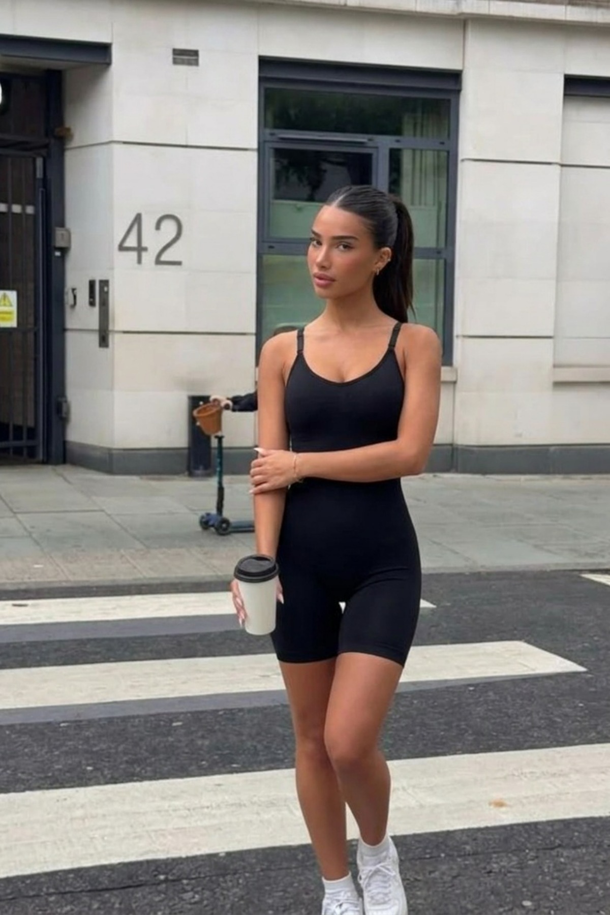 Kadın Sıkılaştırıcı SİYAH Casual Esnek Body 3