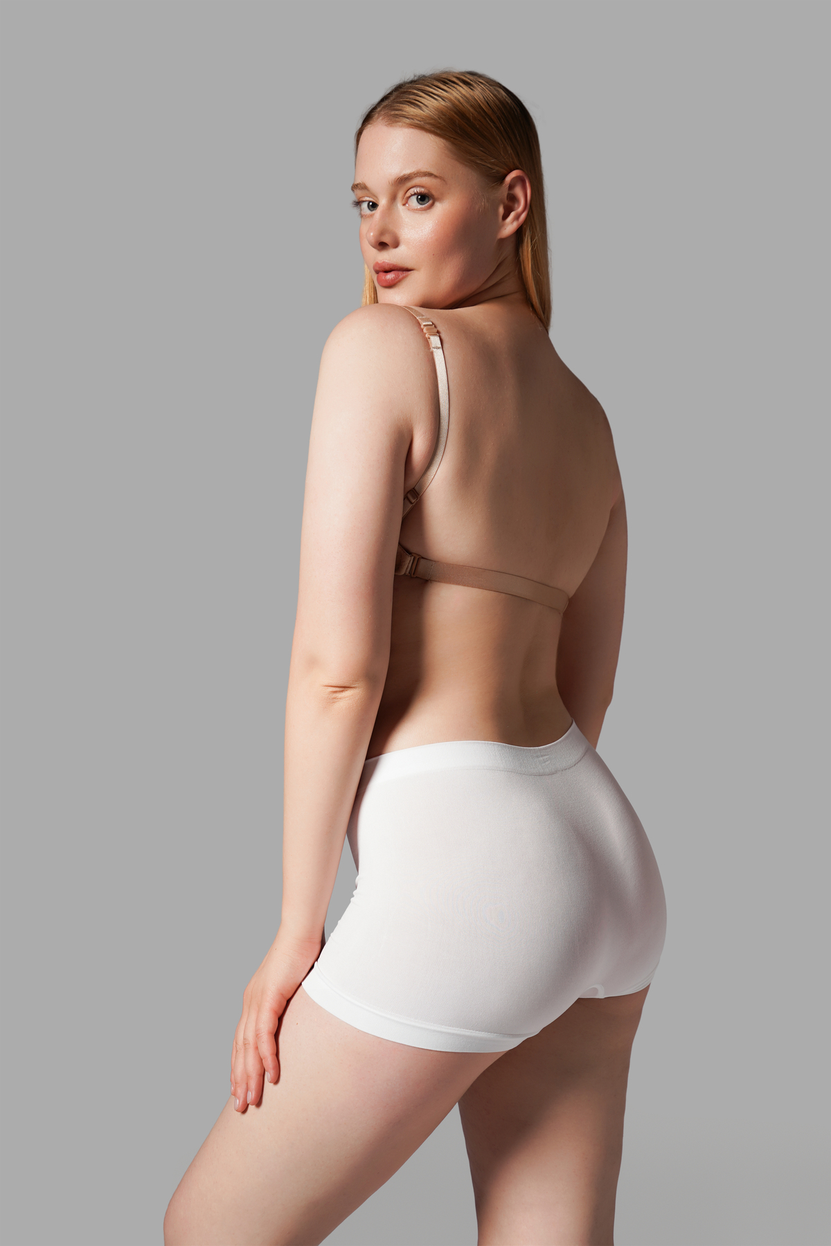 KADIN BOXER Toparlayıcı İz Yapmayan Seamless Örme BOXER 2001 Beyaz 6