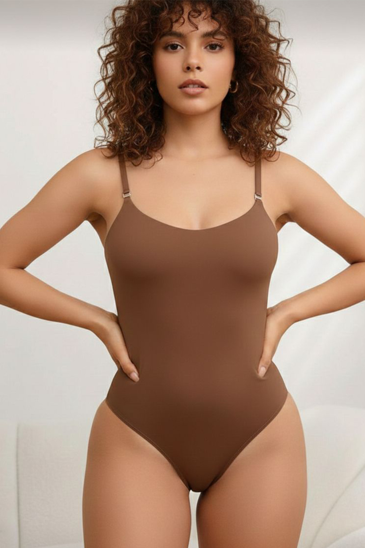 sıkılaştırıcı toparlayıcı zıbın string korse 9052 Kahverengi 3
