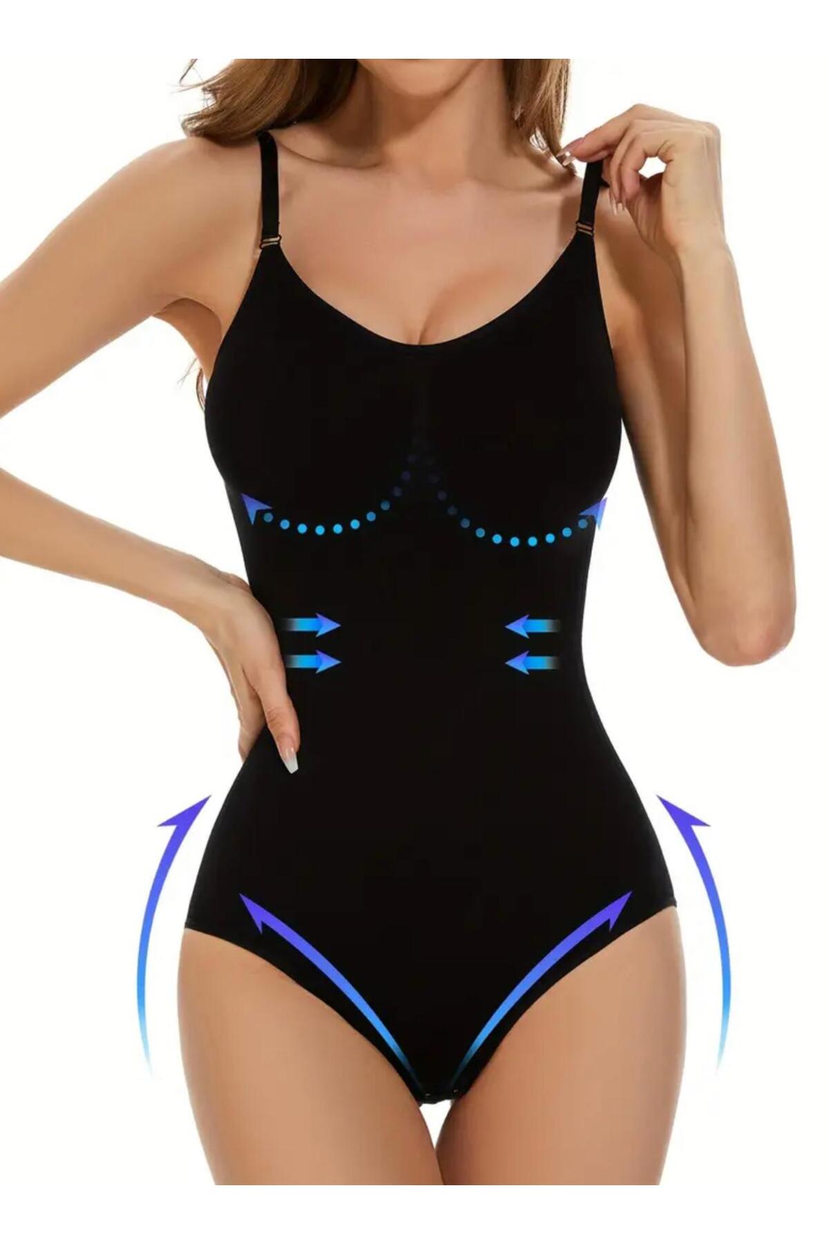 sıkılaştırıcı toparlayıcı zıbın string korse 9052 Siyah 4